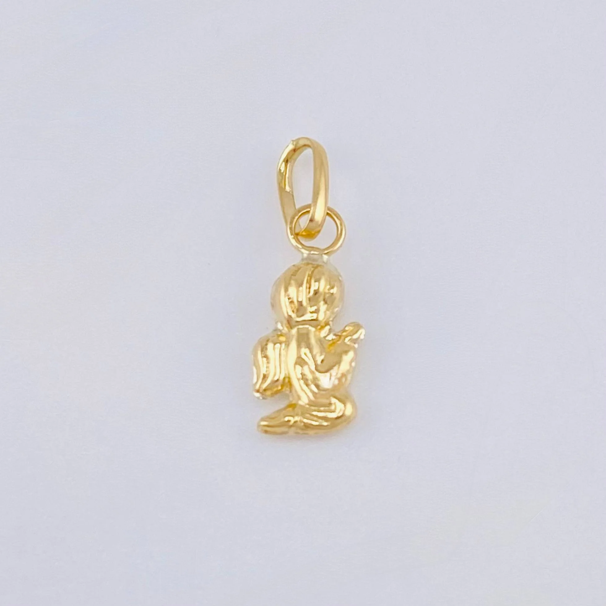 Dije Angel De La Guarda 0.25gr / 1/2 in / Oro Amarillo 18K © - Image 2