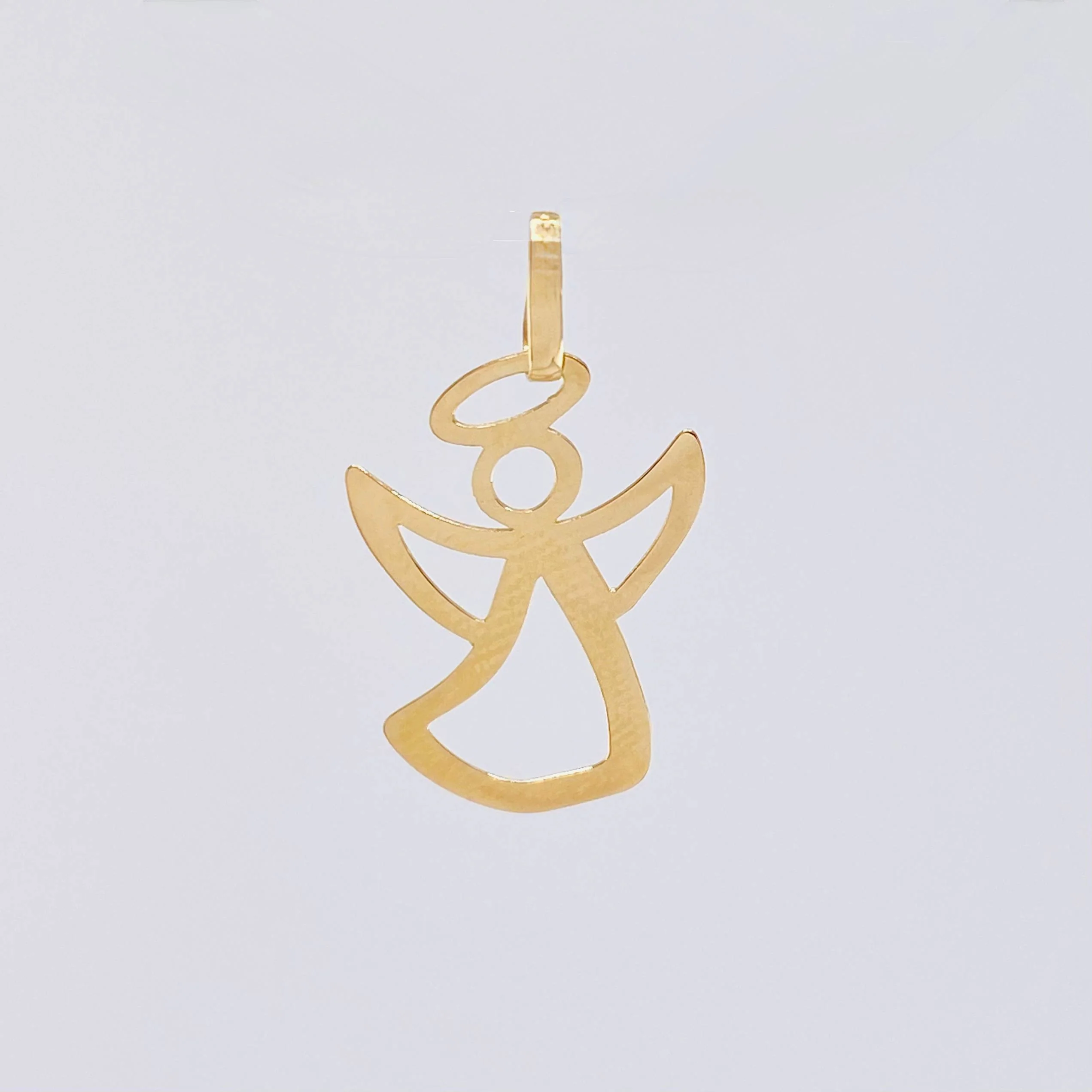 Dije Angel Silueta 0.45gr / 3/4 in / Oro Amarillo 18K © - Image 2