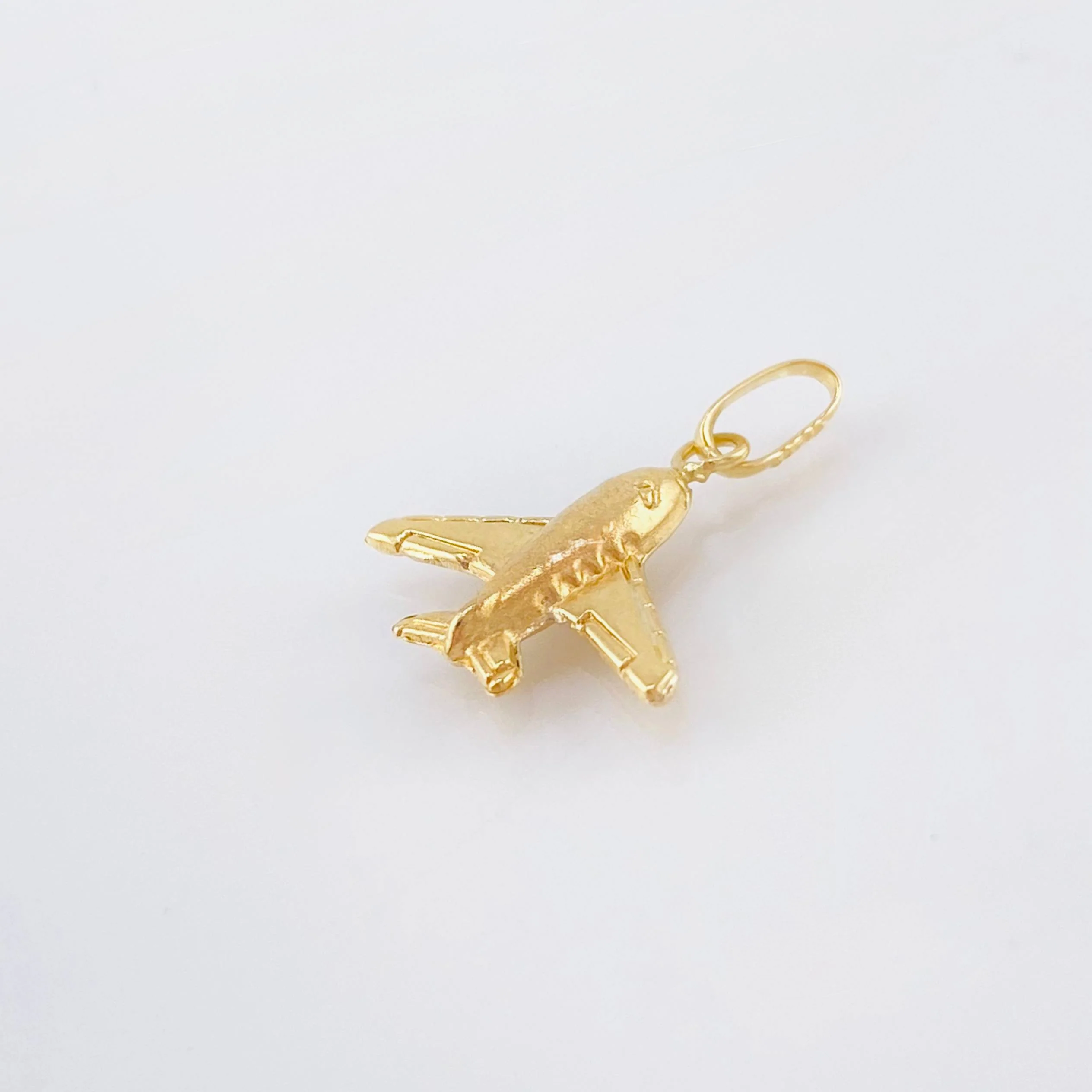 Dije Avion 0.5gr / 3/4 in / Oro Amarillo 18K - Image 4
