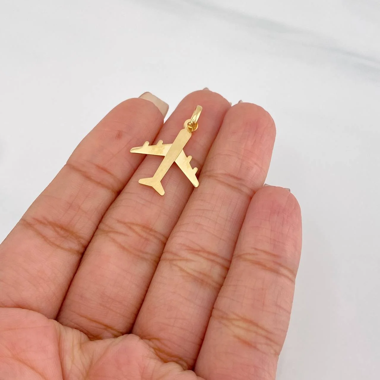 Dije Avion 1.2g / 1 in Oro Amarillo 18K - Image 4