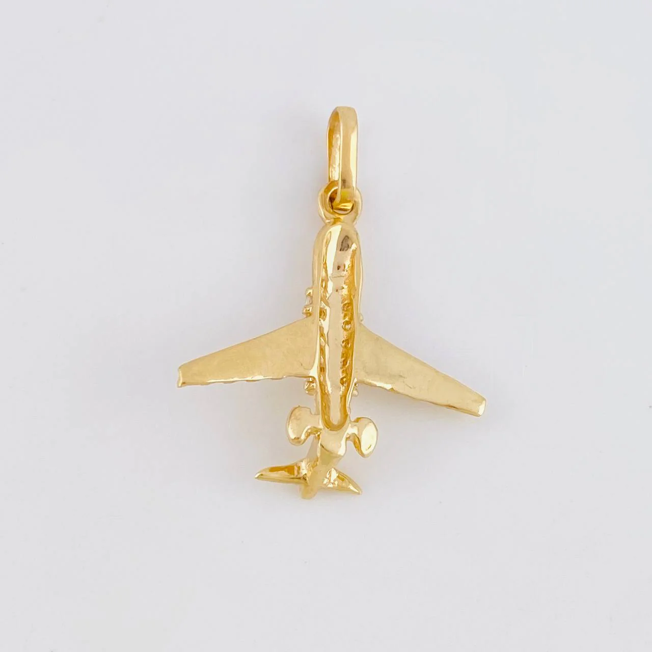 Dije Avion 1.2g / 3/4 in Oro Amarillo 18K - Image 4