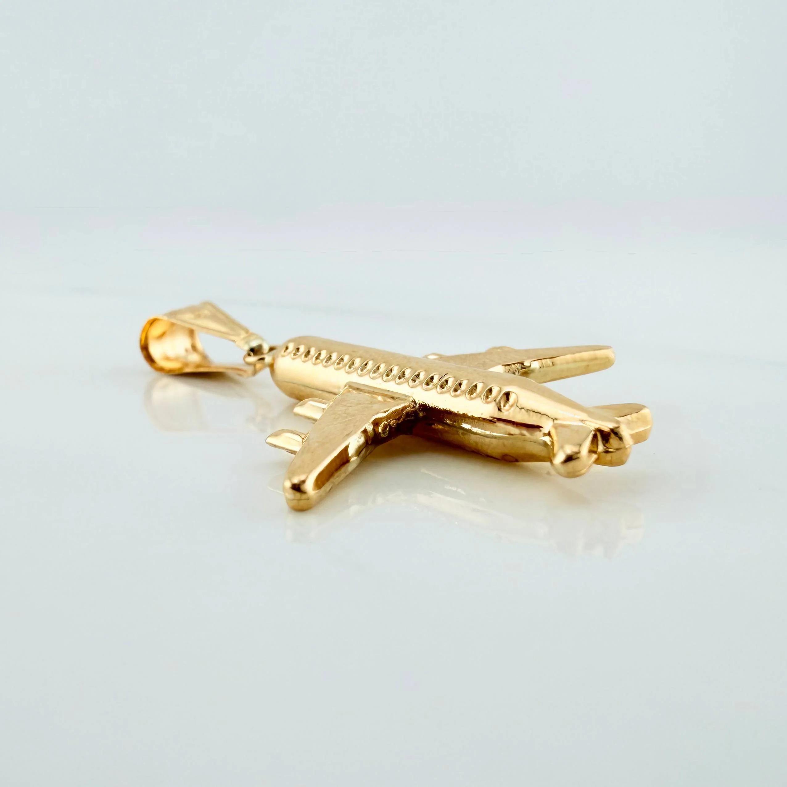 Dije Avion 1.65 g / 1 1/2 in Oro Amarillo 18K - Image 3
