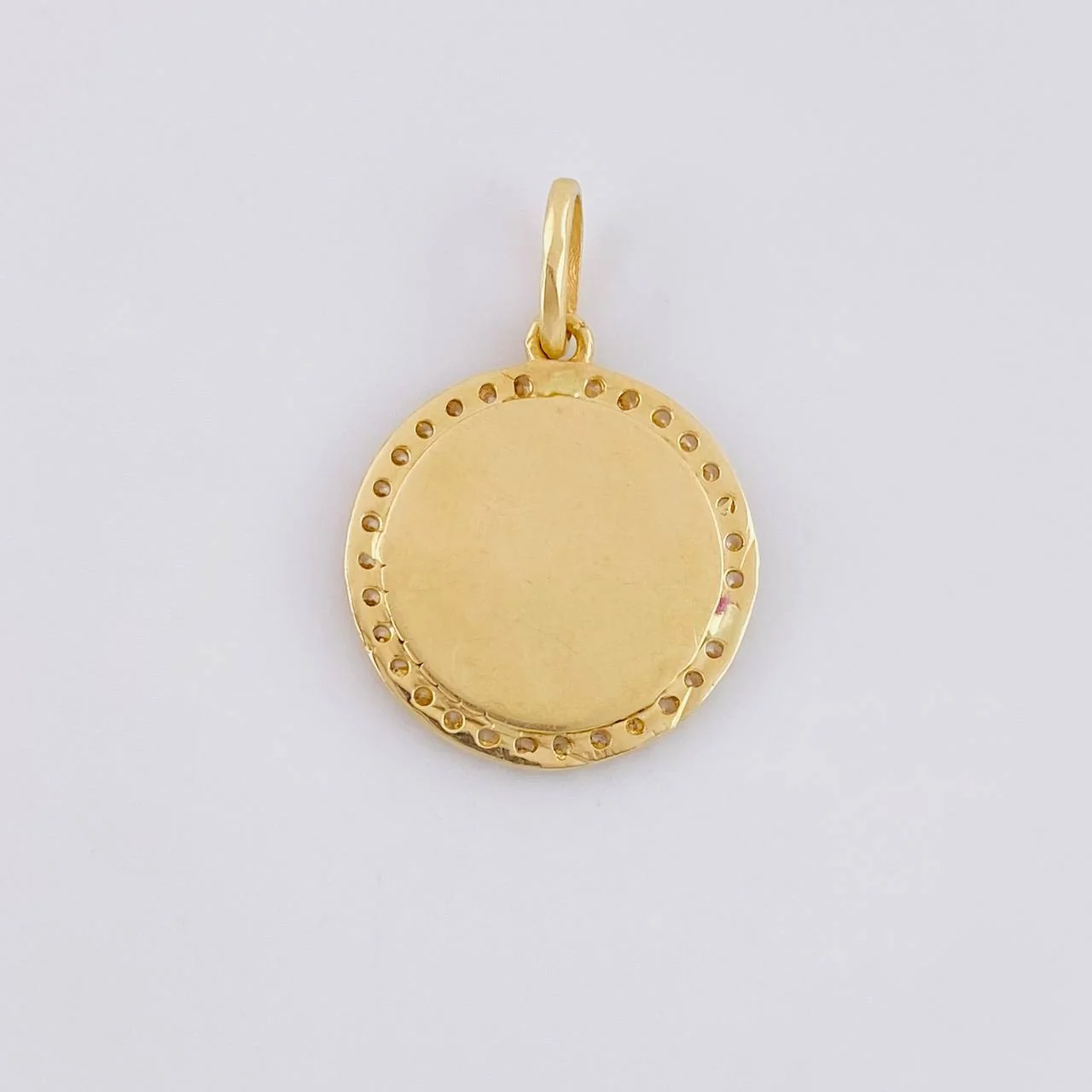 Dije Circulo Sagrado Corazón 2.65g / 1 in Oro Amarillo 18K - Image 4