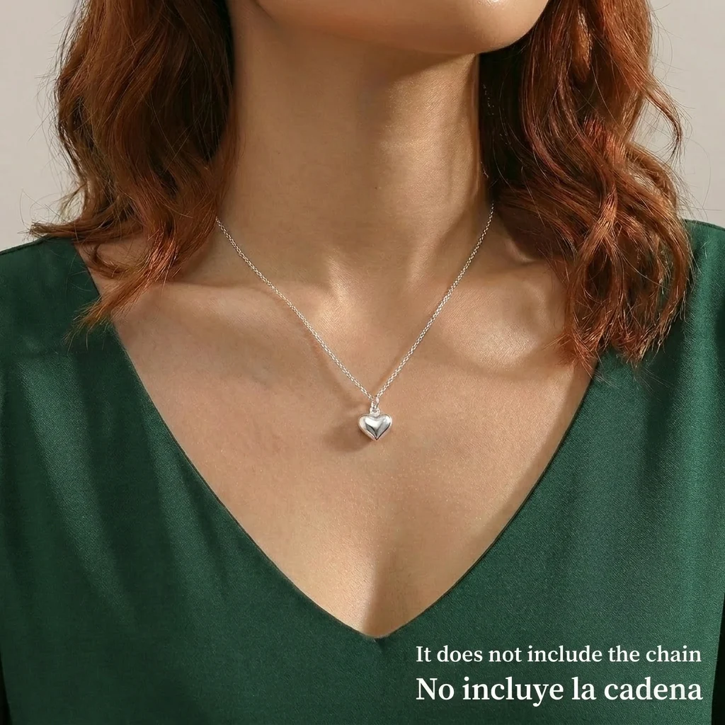 Dije Corazón 2.15 g / 1 in Plata 925 - Image 2