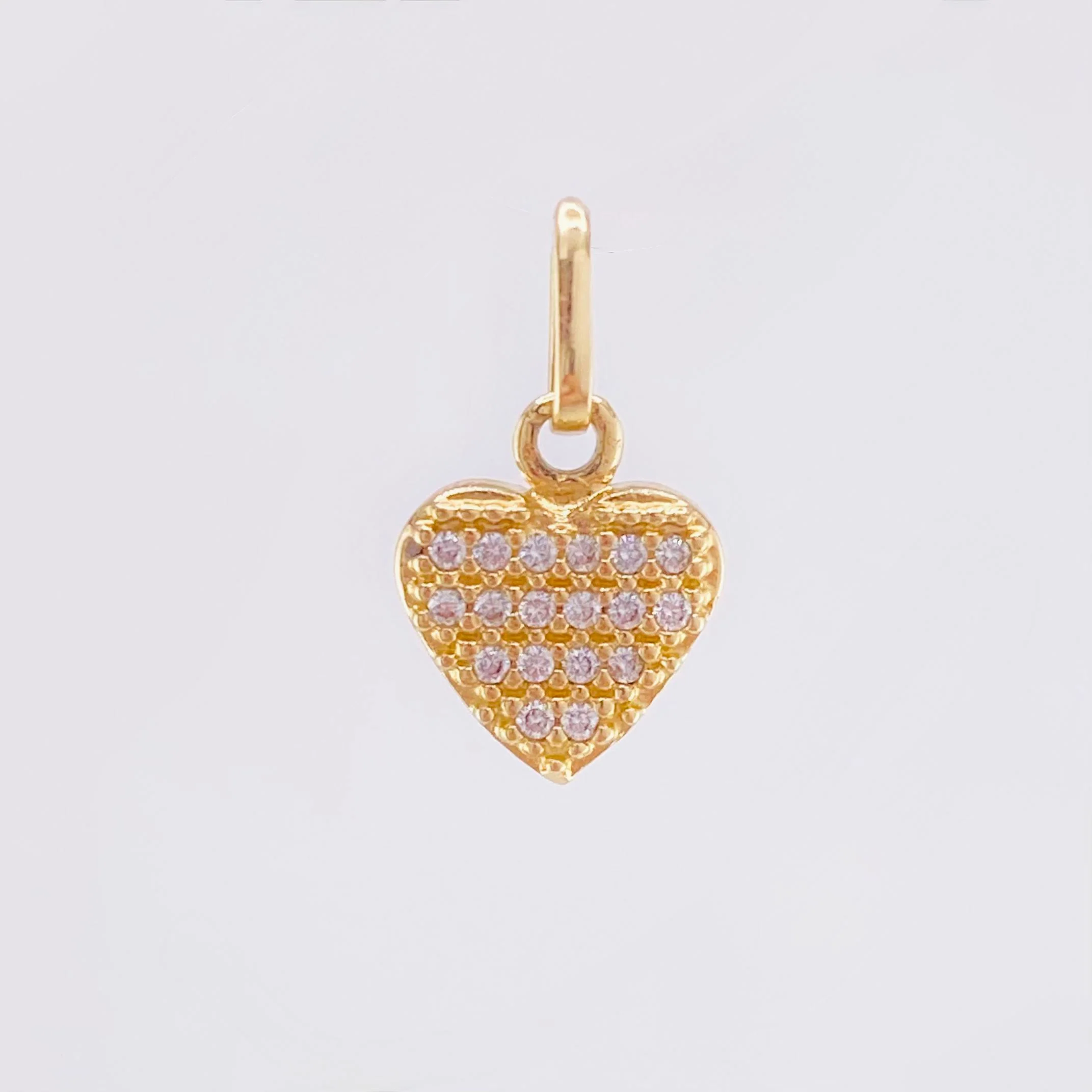 Dije Corazon Tupido 0.9gr / 1/2 in / Oro Amarillo 18K © - Image 4