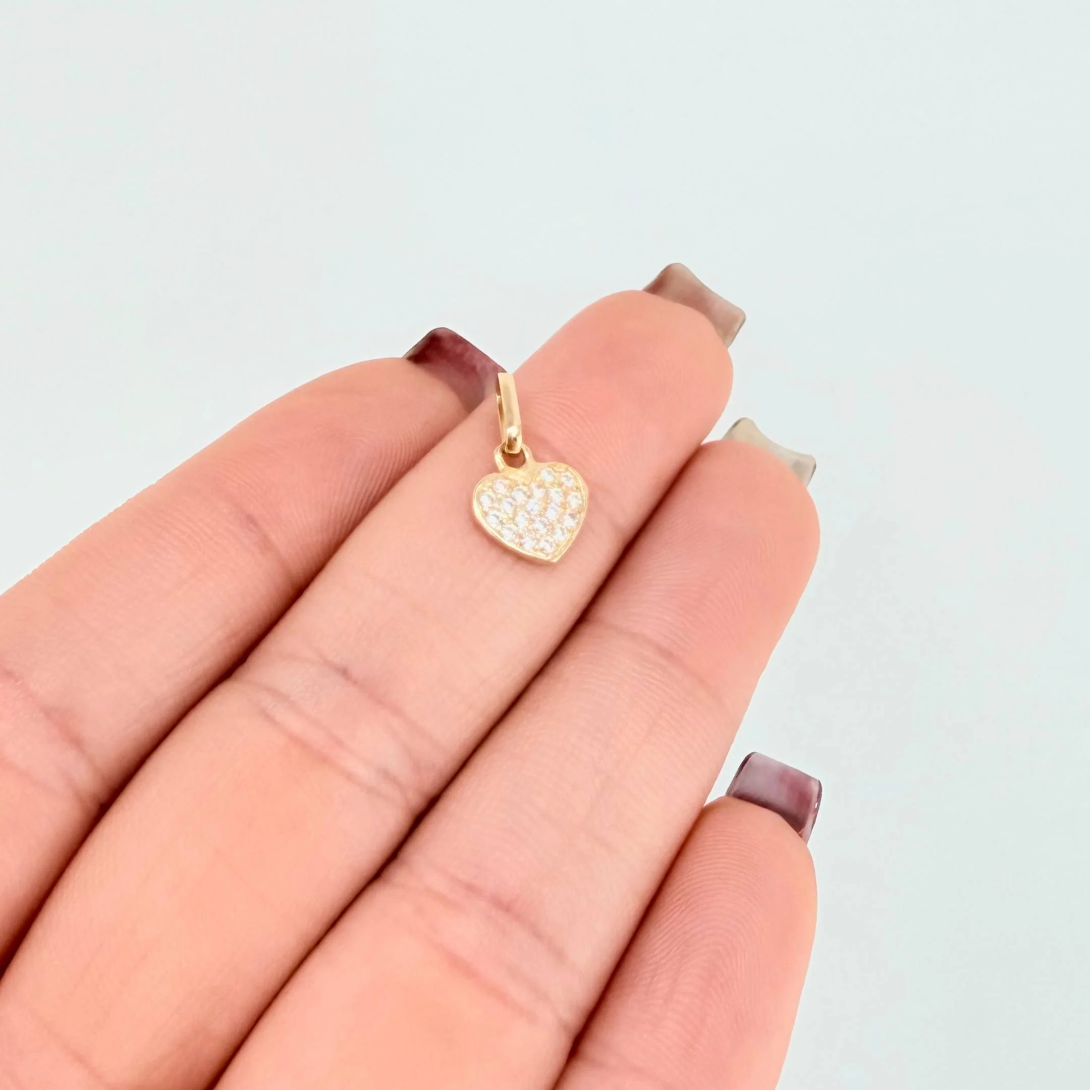Dije Corazon Tupido 0.9gr / 1/2 in / Oro Amarillo 18K © - Image 5