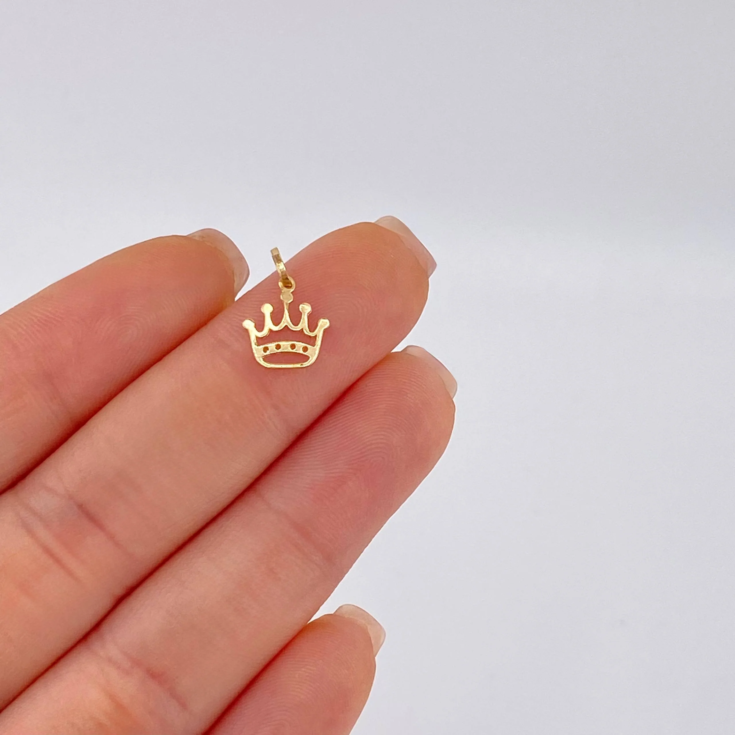 Dije Corona 0.2 g / 1/2 in Oro Amarillo 18K - Image 4