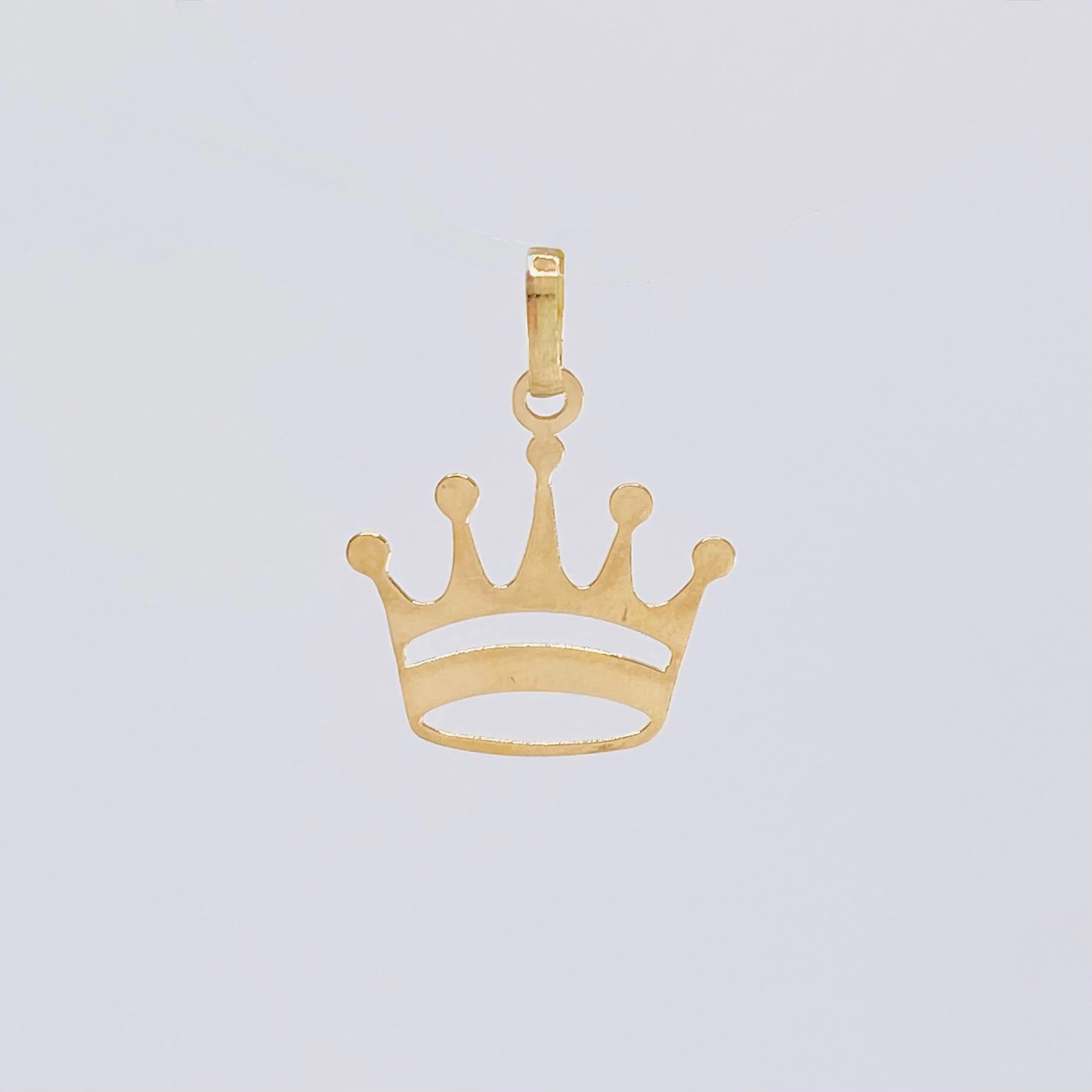 Dije Corona 0.4gr / 3/4 in / Oro Amarillo 18K * - Image 2