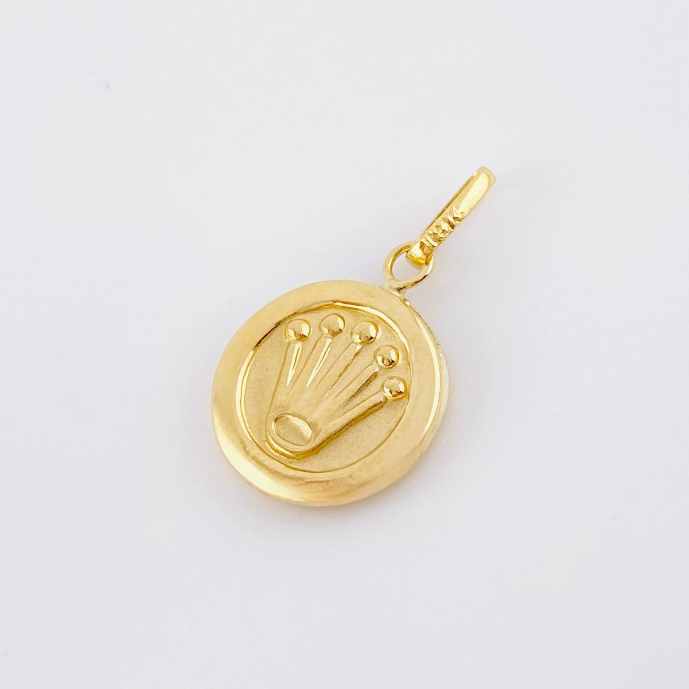 Dije Corona 0.8 g / 3/4 in Oro Amarillo 18K - Image 2