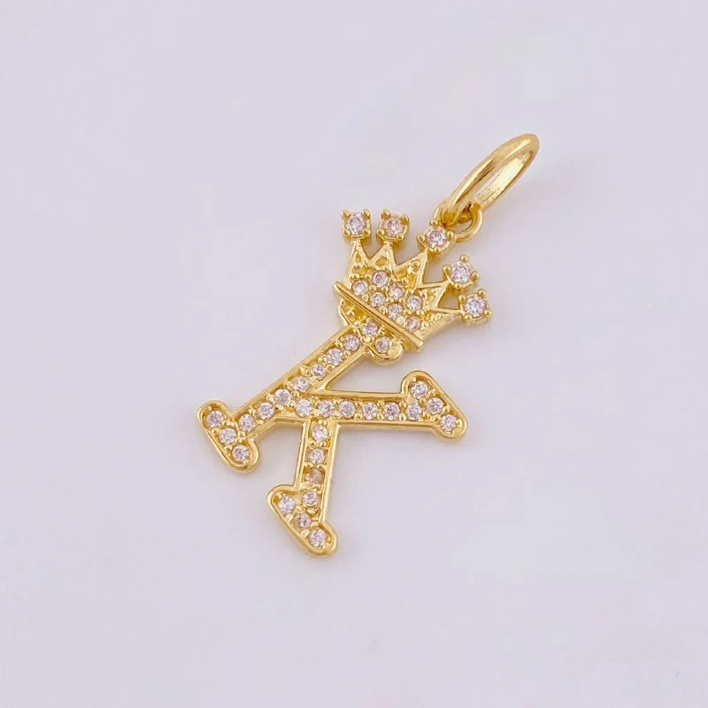 Dije Corona Letra K 1.9 g / 1 in Oro Amarillo 18K - Image 3