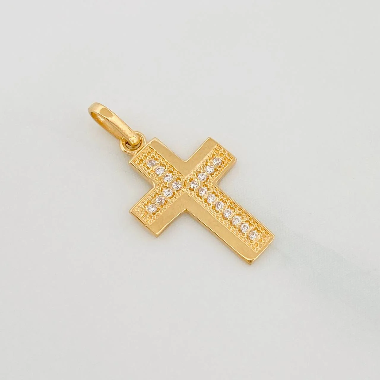 Dije Cruz 1.3g / 1 in Oro Amarillo 18K - Image 2