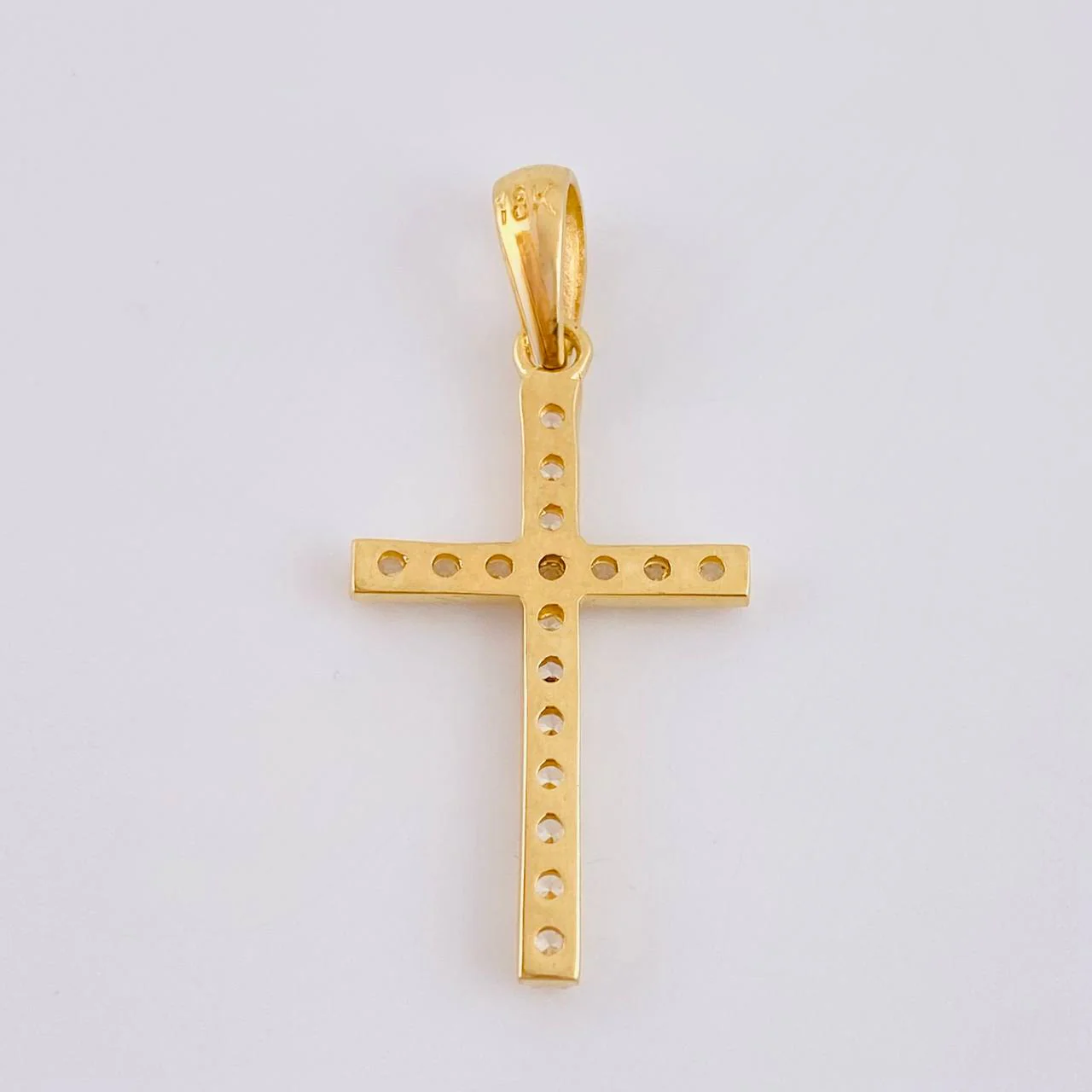 Dije Cruz 1.65 g / 1 1/4 in Oro Amarillo 18K - Image 2
