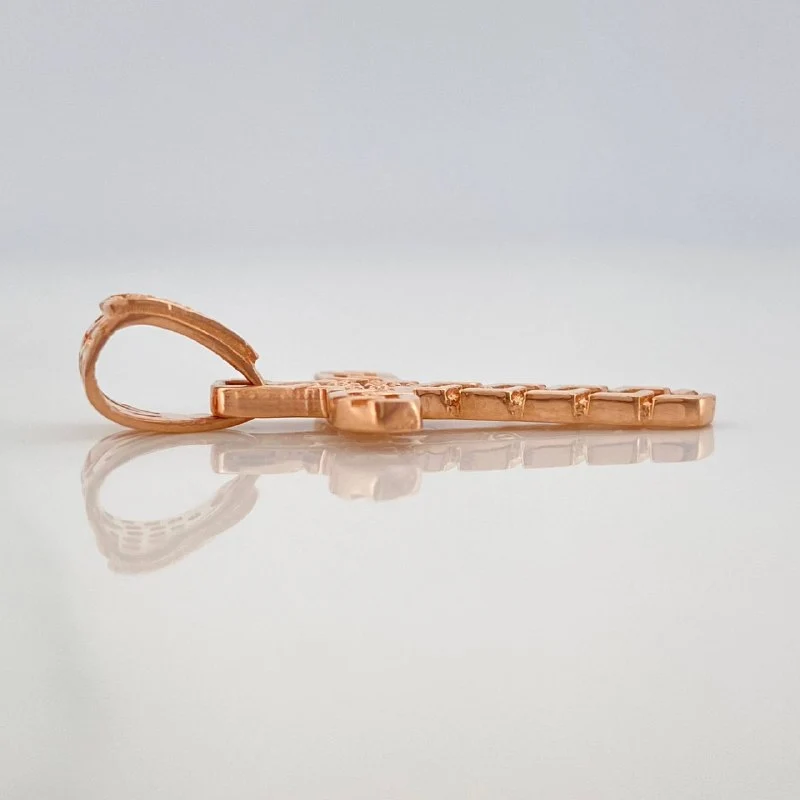 Dije Cruz Cubana 1.7 g / 1 in Oro Rosa 18K - Image 3