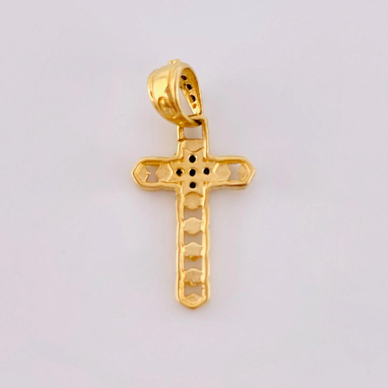 Dije Cruz Panzer 1 g / 3/4 in Oro Amarillo 18K - Image 2