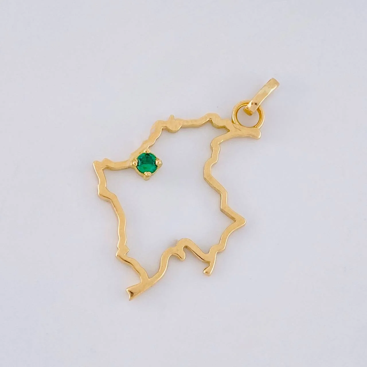 Dije Mapa Colombia 1.9g / 1 1/2 in Oro Amarillo 18K - Image 3