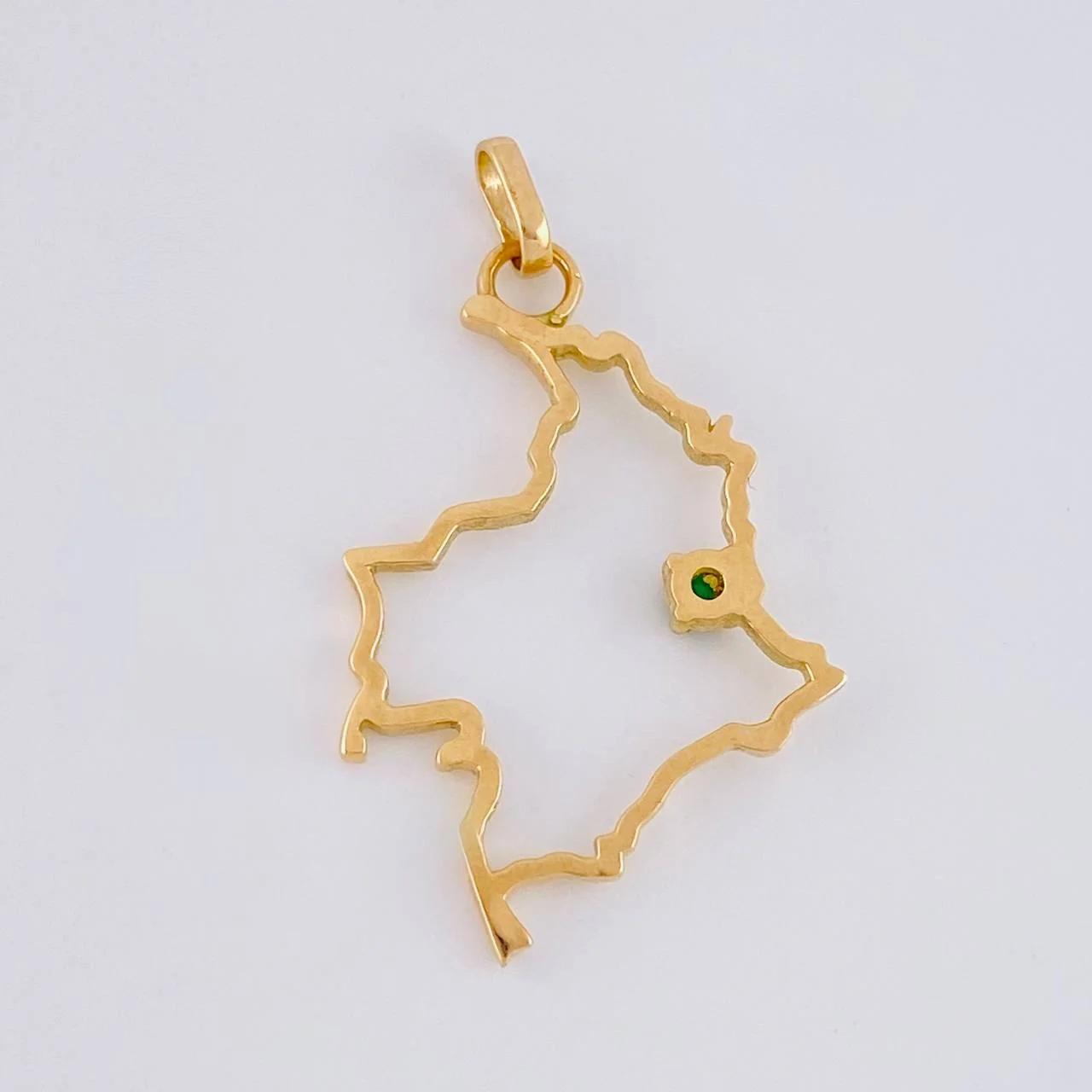 Dije Mapa Colombia 1.9g / 1 1/2 in Oro Amarillo 18K - Image 4