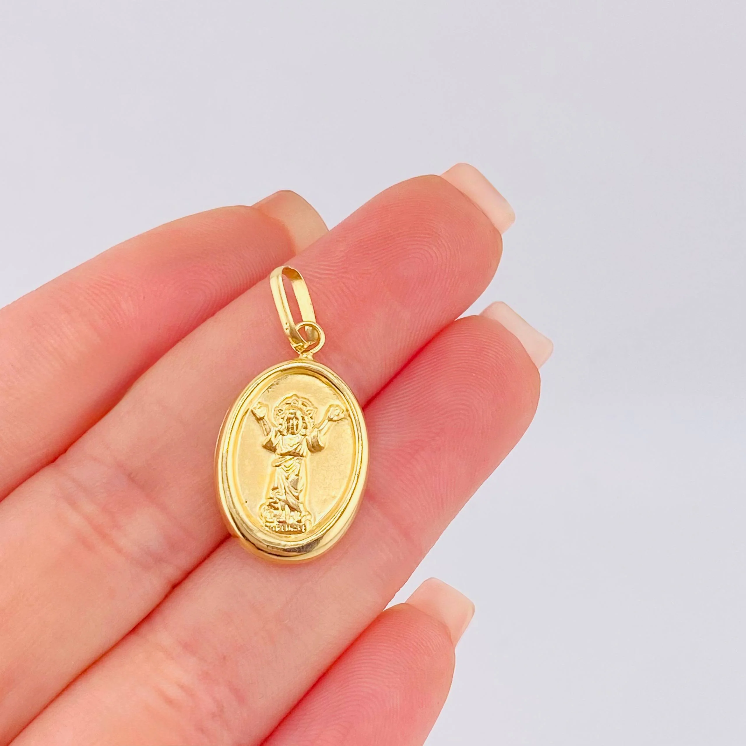 Dije Divino Niño 1.25gr / 1 in / Oro Amarillo 18K - Image 4