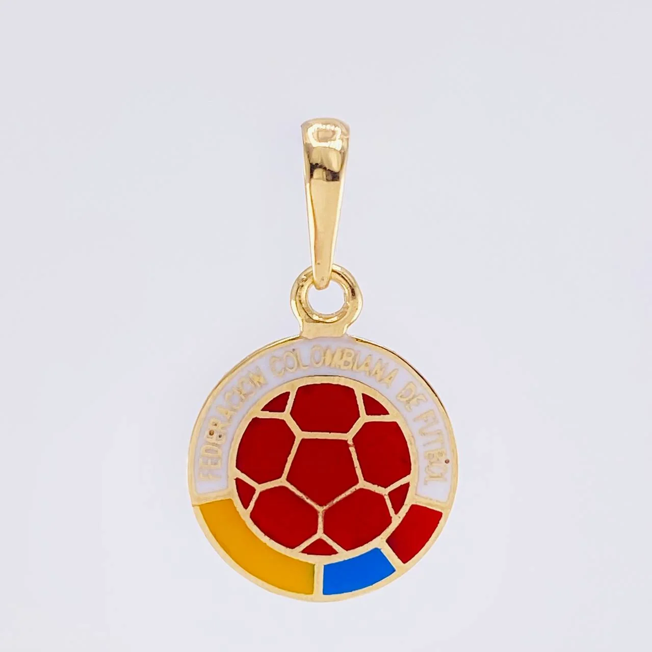 Dije Escudo Selección 1.9 g / 1 in Oro Amarillo 18K - Image 2