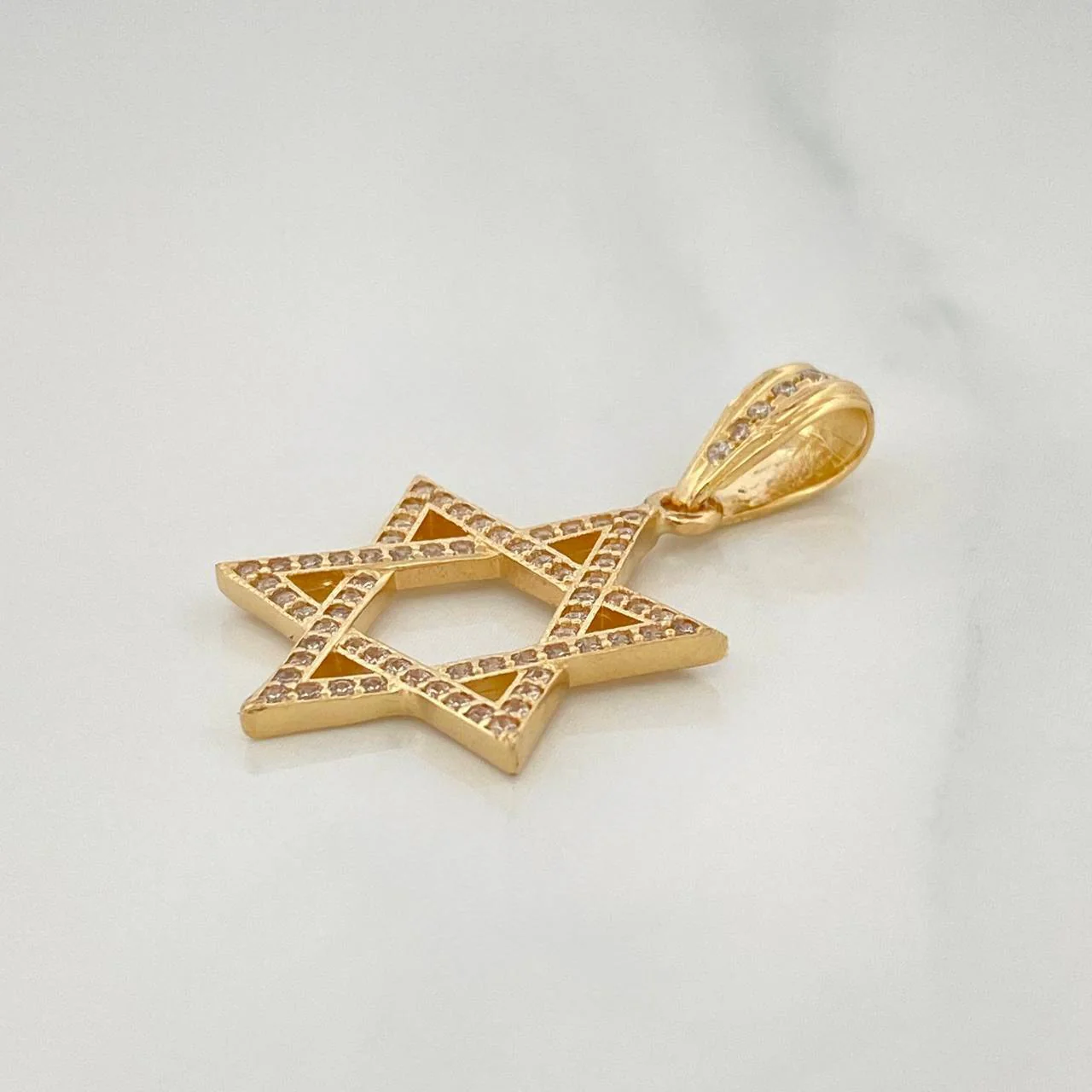 Dije Estrella De David 2.4 g / 1 1/4 in Oro Amarillo 18K - Image 2
