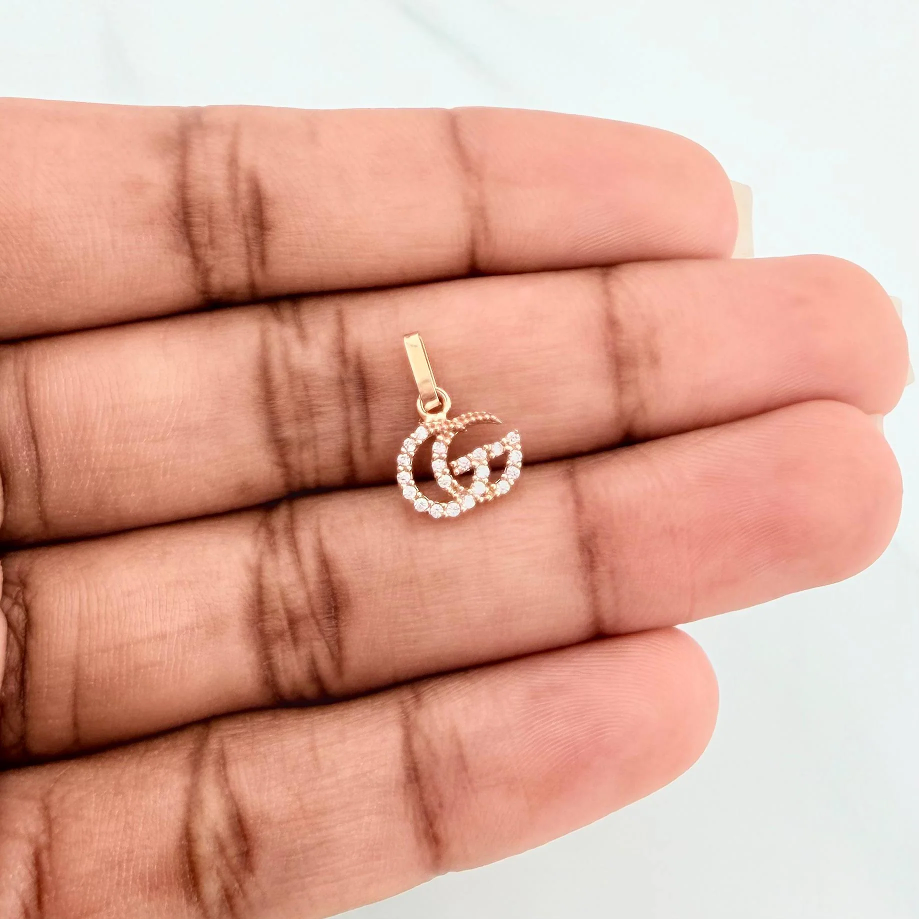 Dije Gg 0.5 g / 1/2 in Oro Rosa 18K - Image 4