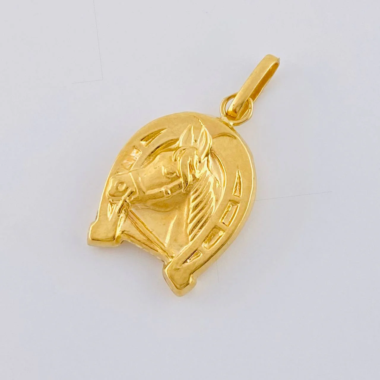 Dije Herradura Caballo 1.05 g / 1 in Oro Amarillo 18K - Image 3