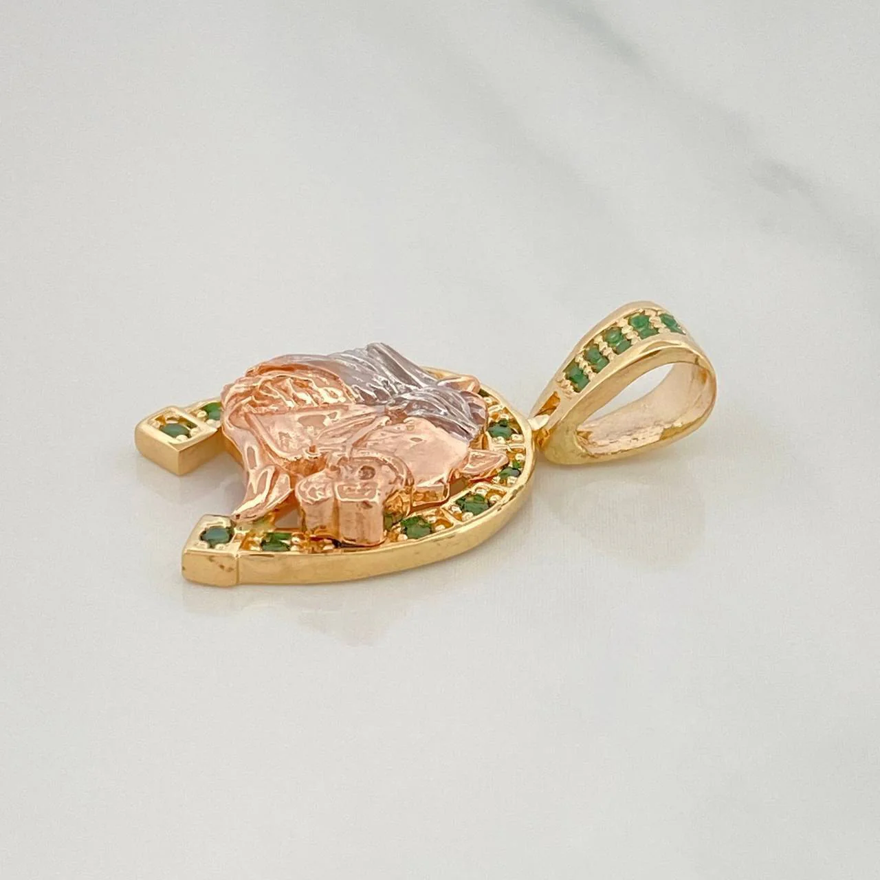 Dije Herradura Caballo 4.1 g / 1 in Tres Oros 18K - Image 3