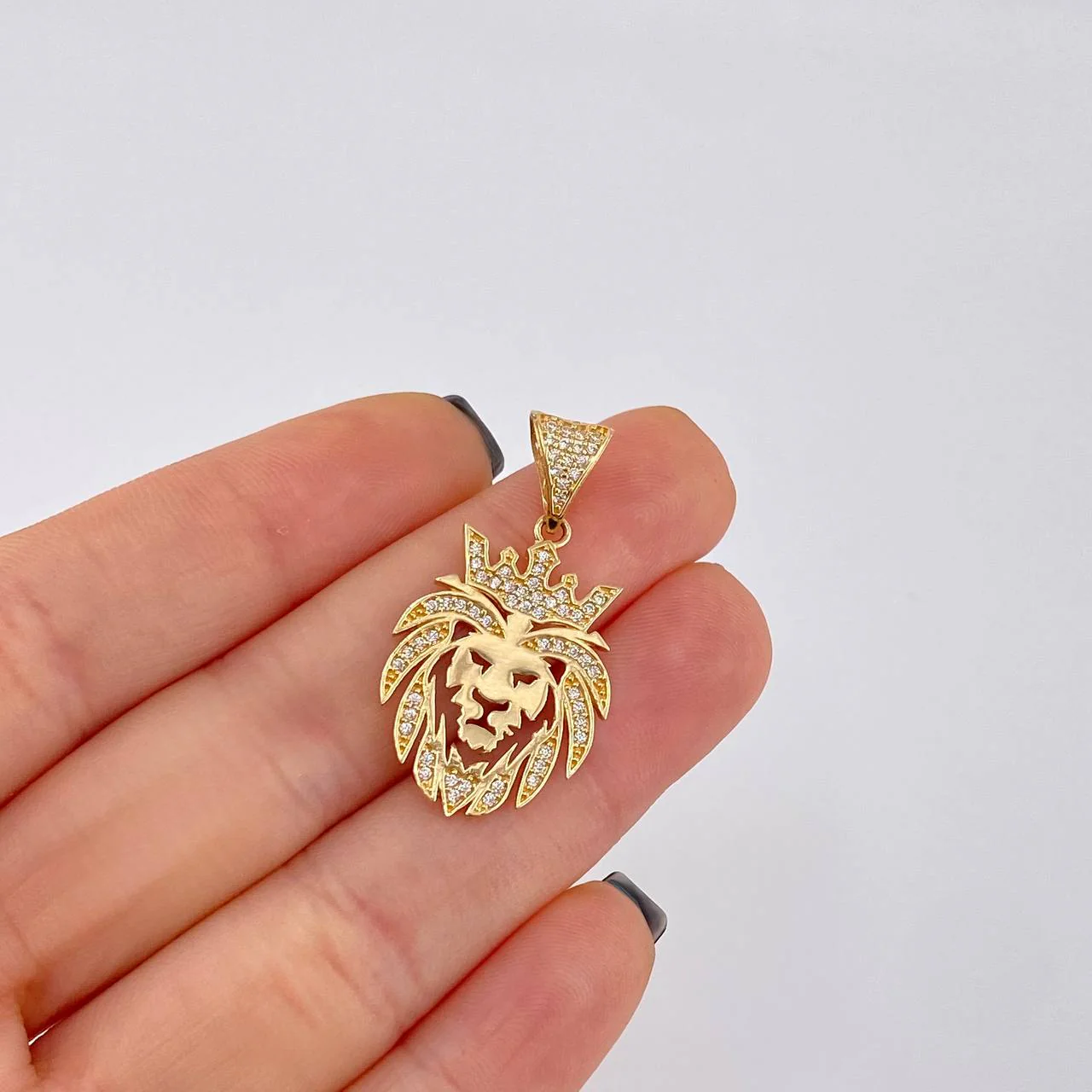 Dije León 3.1 g / 1 1/4 in Oro Amarillo 18K - Image 5