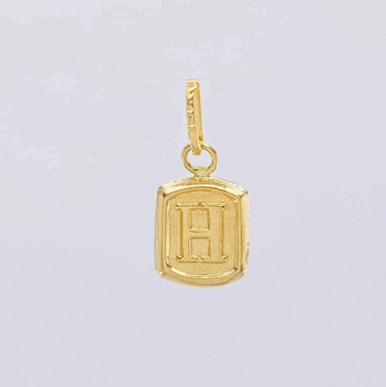 Dije Letra H 0.25 g / 1/2 in Oro Amarillo 18K - Image 2