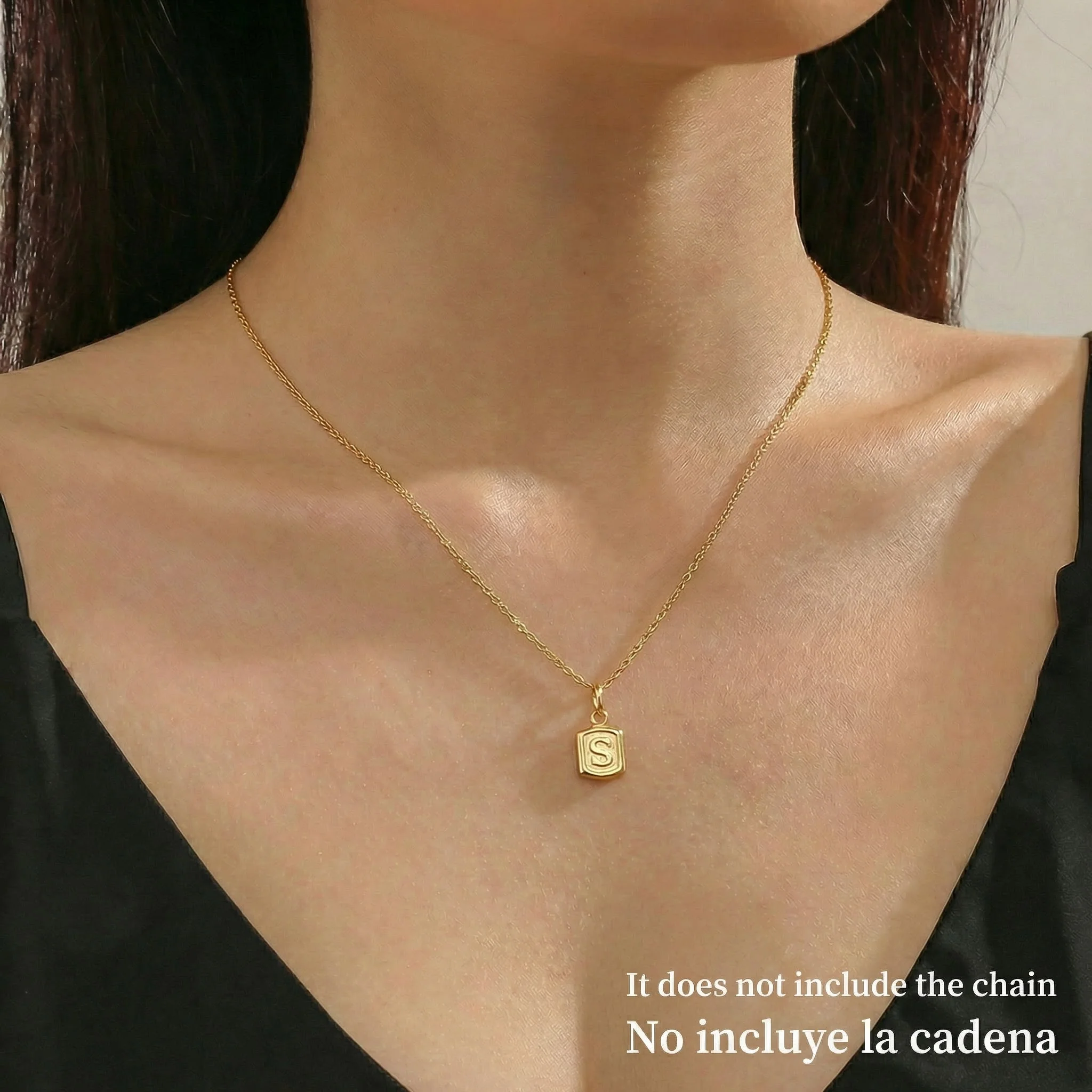 Dije Letra S 0.3 g / 1/2 in Oro Amarillo 18K - Image 2