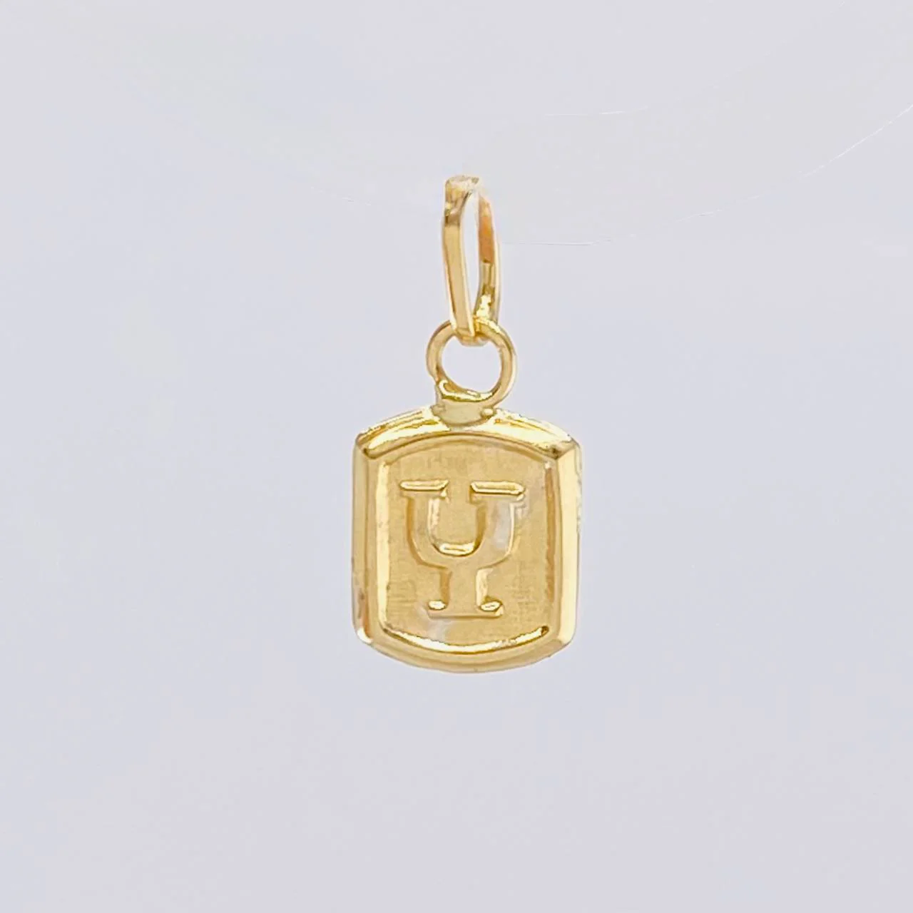 Dije Letra Y 0.3 g / 1/2 in Oro Amarillo 18K - Image 2