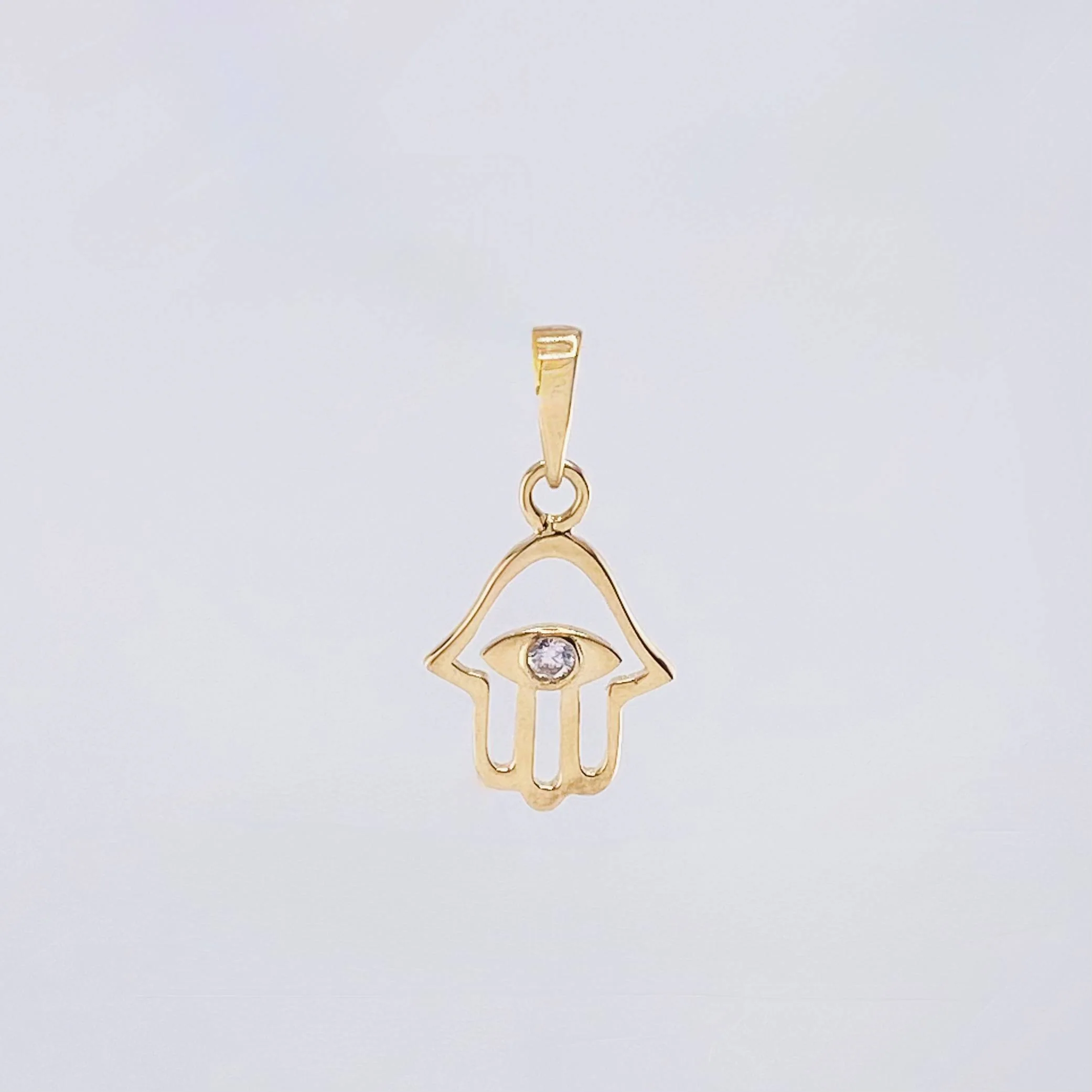 Dije Mano Hamsa 0.95gr / 3/4 in / Oro Amarillo 18K - Image 3