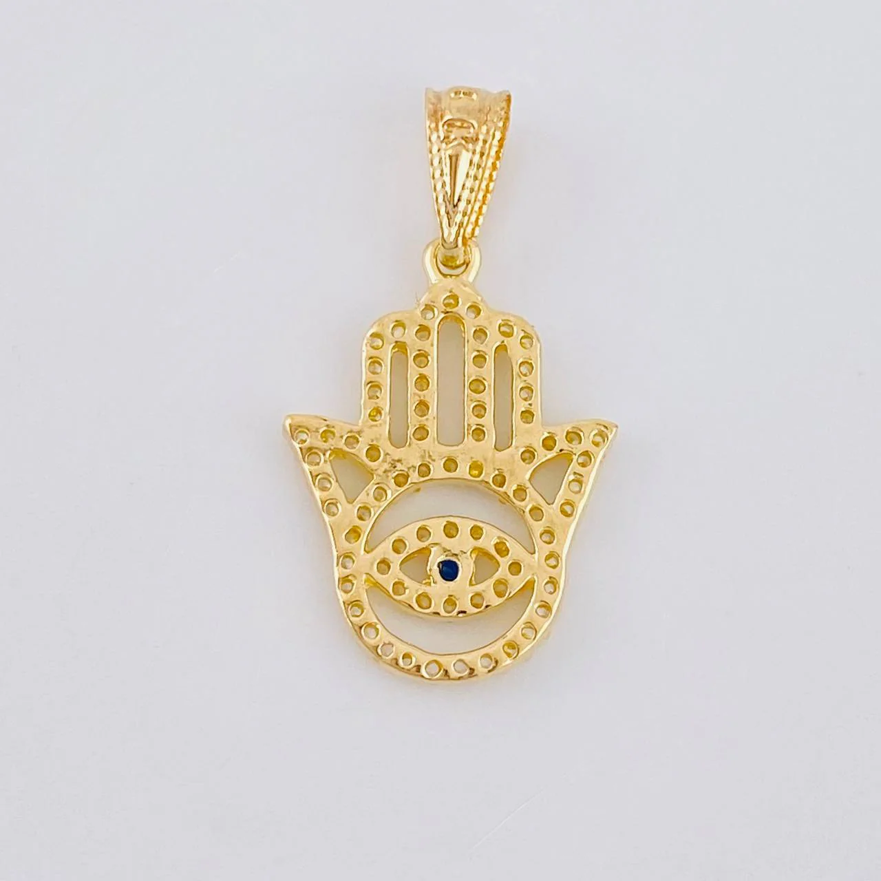 Dije Mano Hamsa 1.3 g / 1 in Oro Amarillo 18K - Image 2
