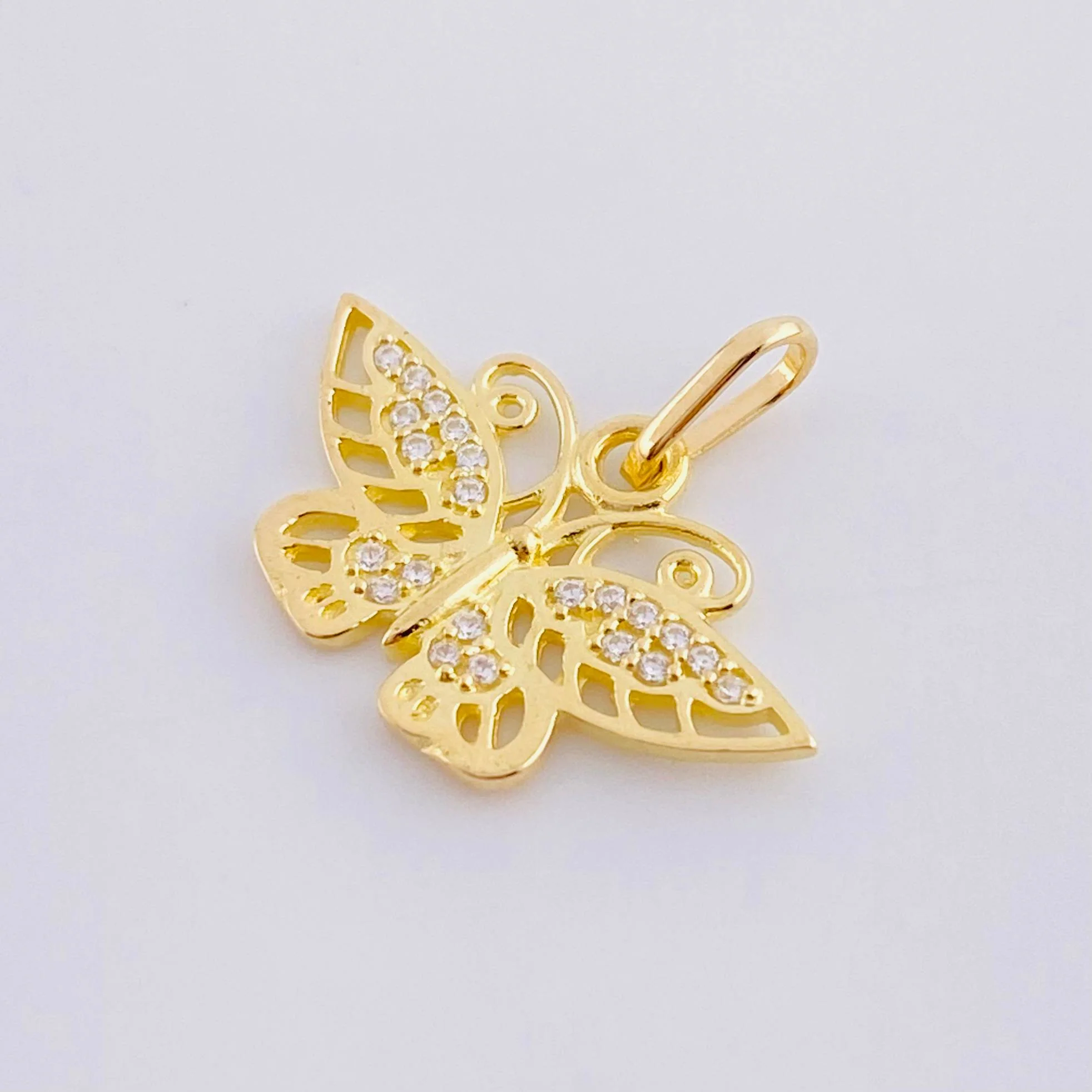 Dije Mariposa 1.3 g / 1/2 in Oro Amarillo 18K - Image 2