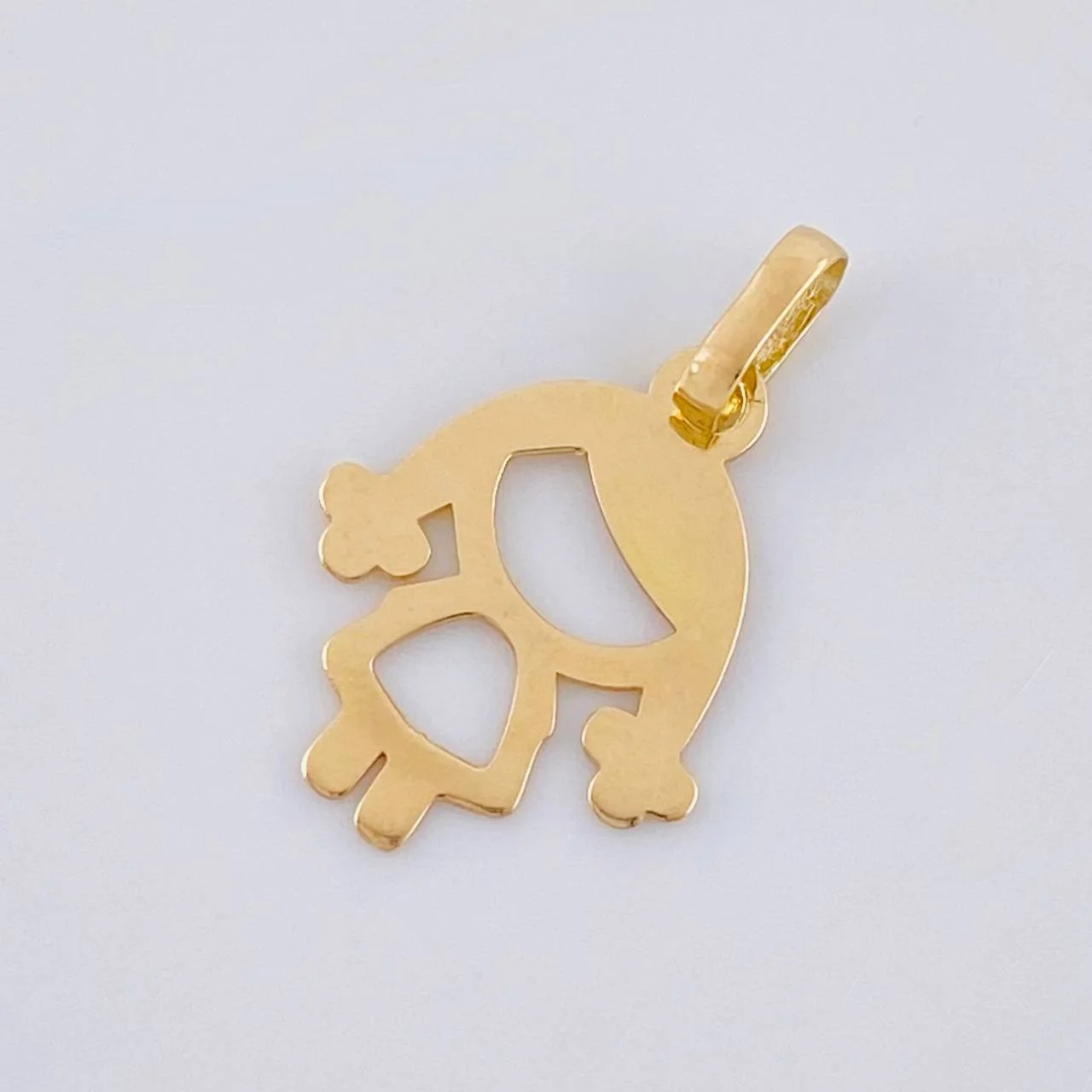Dije Niña Silueta 0.45 g / 3/4 in Oro Amarillo 18K - Image 4