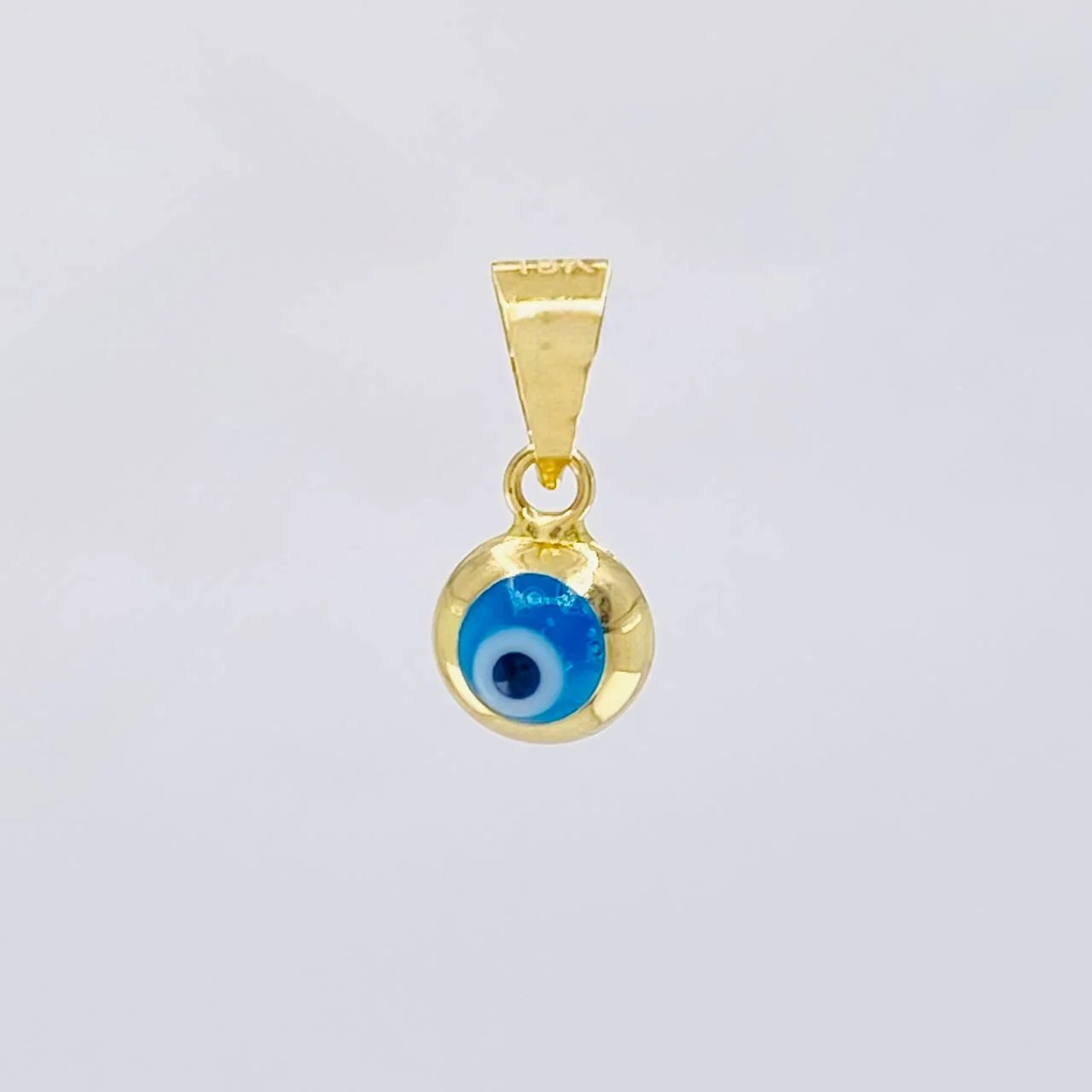Dije Ojo Turco 0.4 g / 1/2 in Oro Amarillo +4 18K - Image 2
