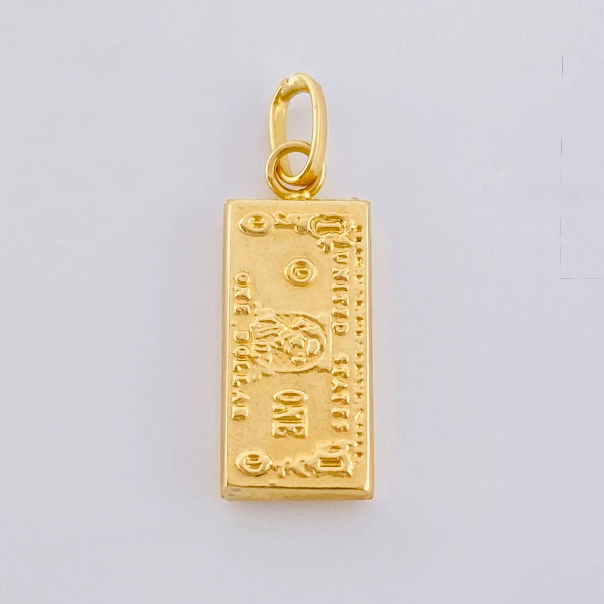 Dije One Dolar 0.55 g / 3/4 in Oro Amarillo 18K