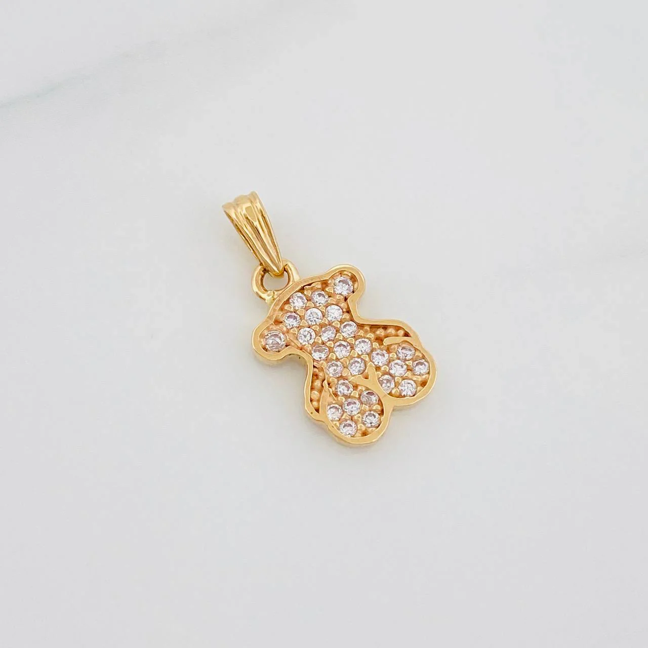 Dije Oso Ts 1.5g / 3/4 in Oro Amarillo 18K - Image 3