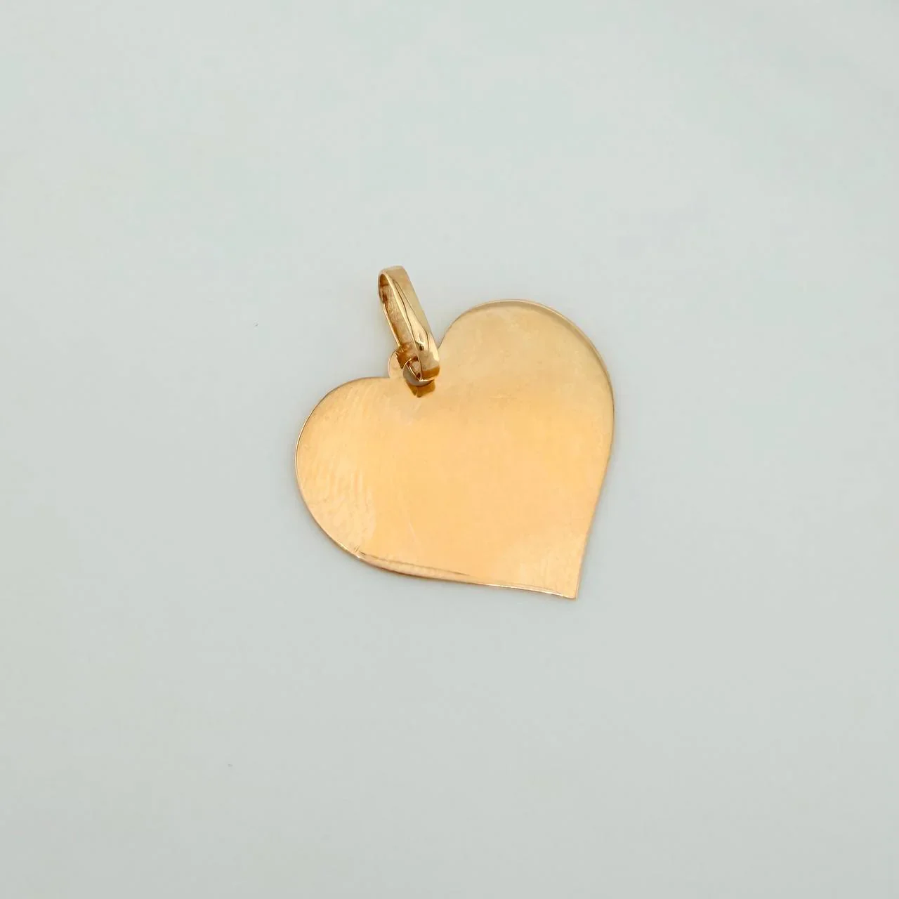 Dije Placa Corazon 1.2gr / 1 in / Oro Amarillo 18K & - Image 4