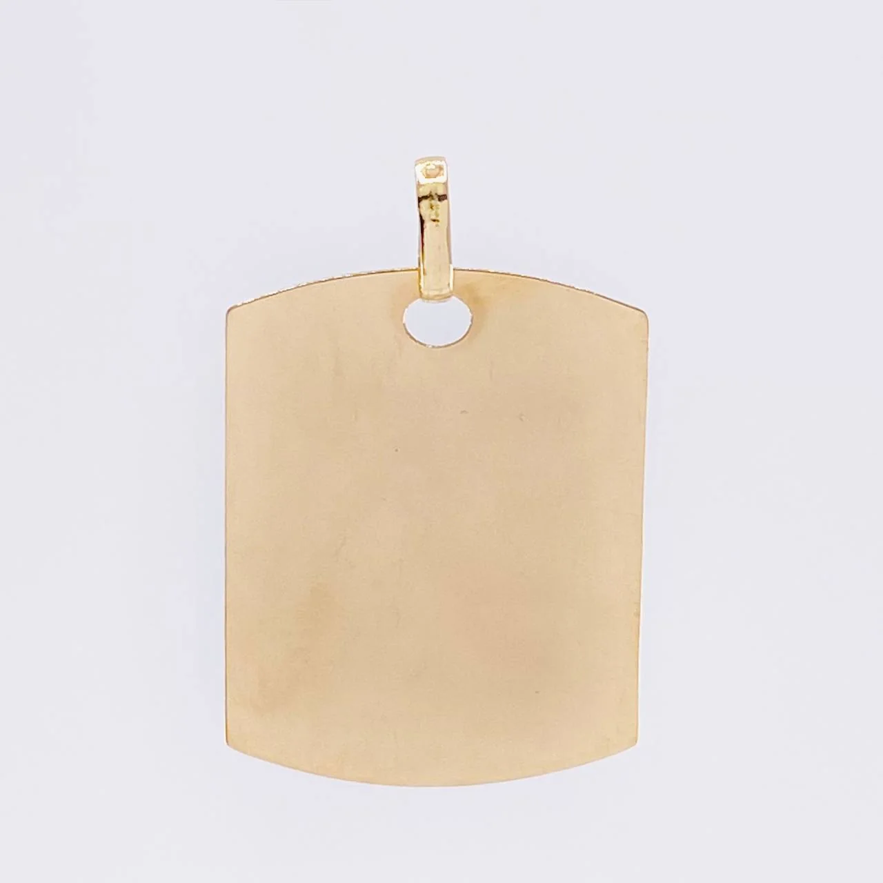 Dije Placa Ovalada 1.85 g / 1 in Oro Amarillo 18K - Image 2