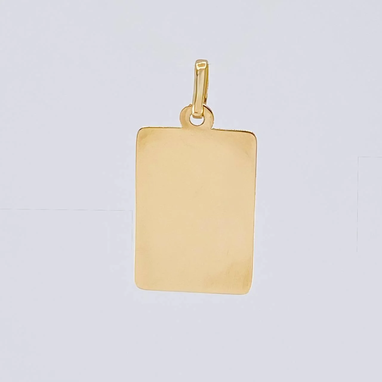 Dije Placa Rectangular 1.1 g / 1 in Oro Amarillo 18K - Image 2