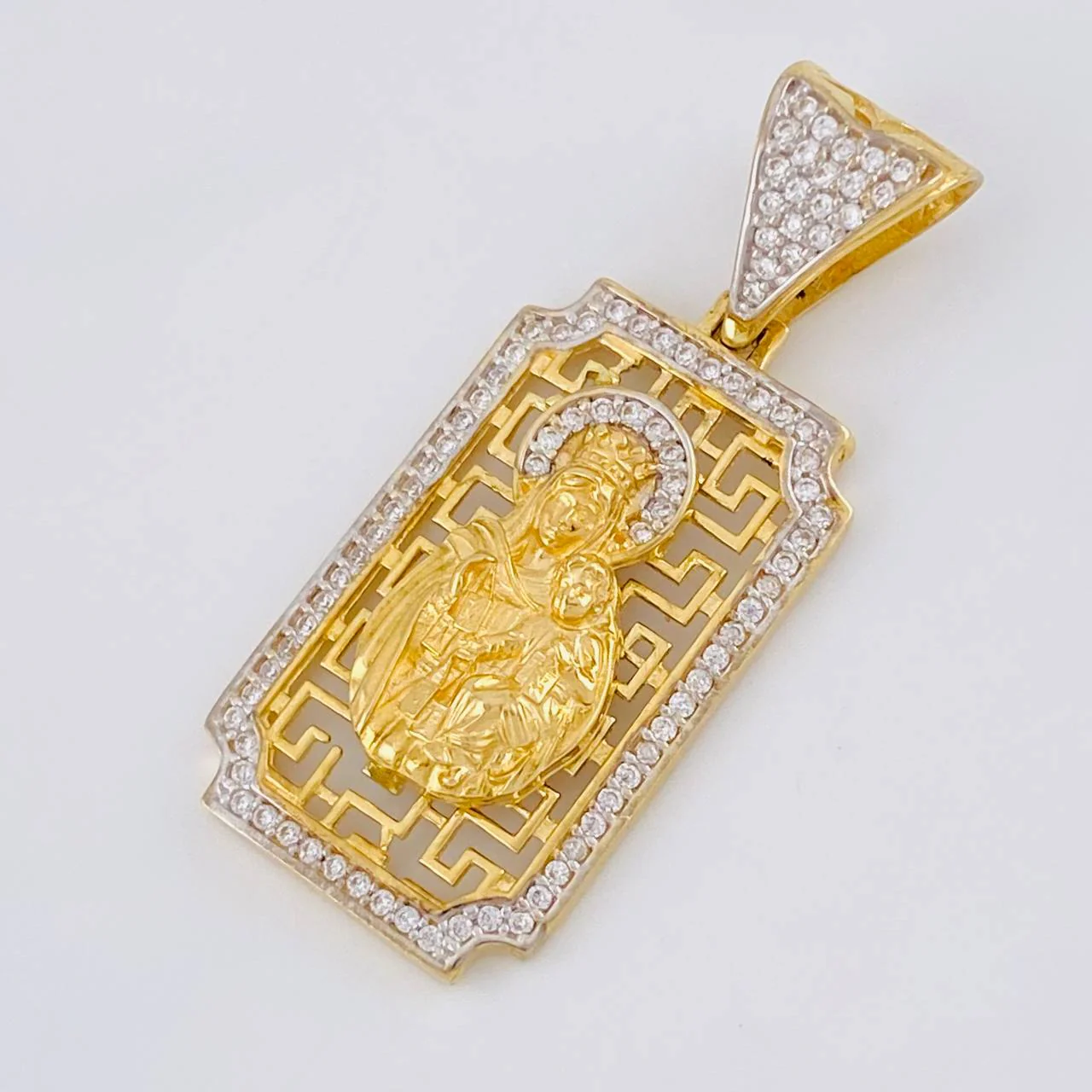 Dije Placa Virgen Del Carmen 6 g / 1 1/2 in Oro Amarillo 18K - Image 3