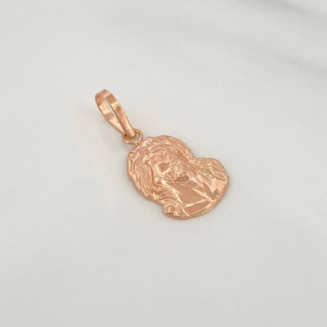 Dije Rostro Cristo 1g / 1 in Oro Rosa 18K - Image 3