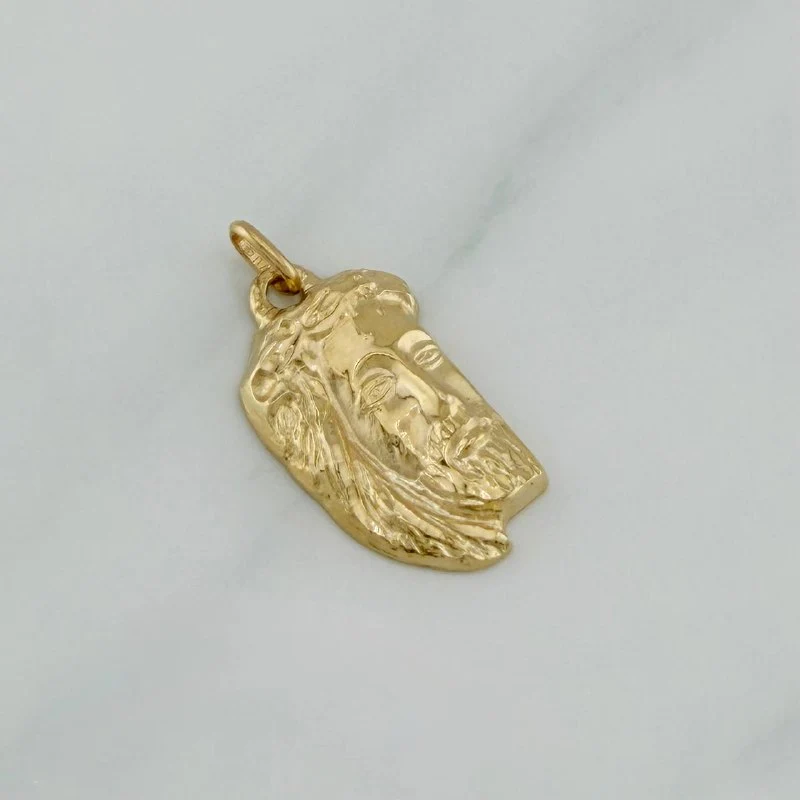 Dije Rostro Cristo 2.4 g / 1 1/4 in Oro Amarillo 18K - Image 3