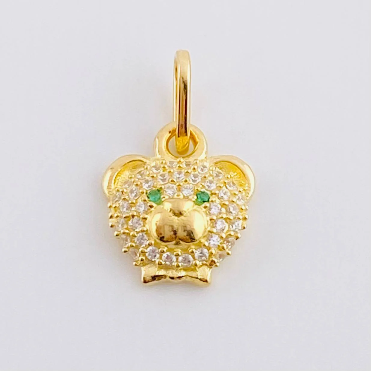 Dije Rostro Oso 1.05 g / 1/2 in Oro Amarillo 18K