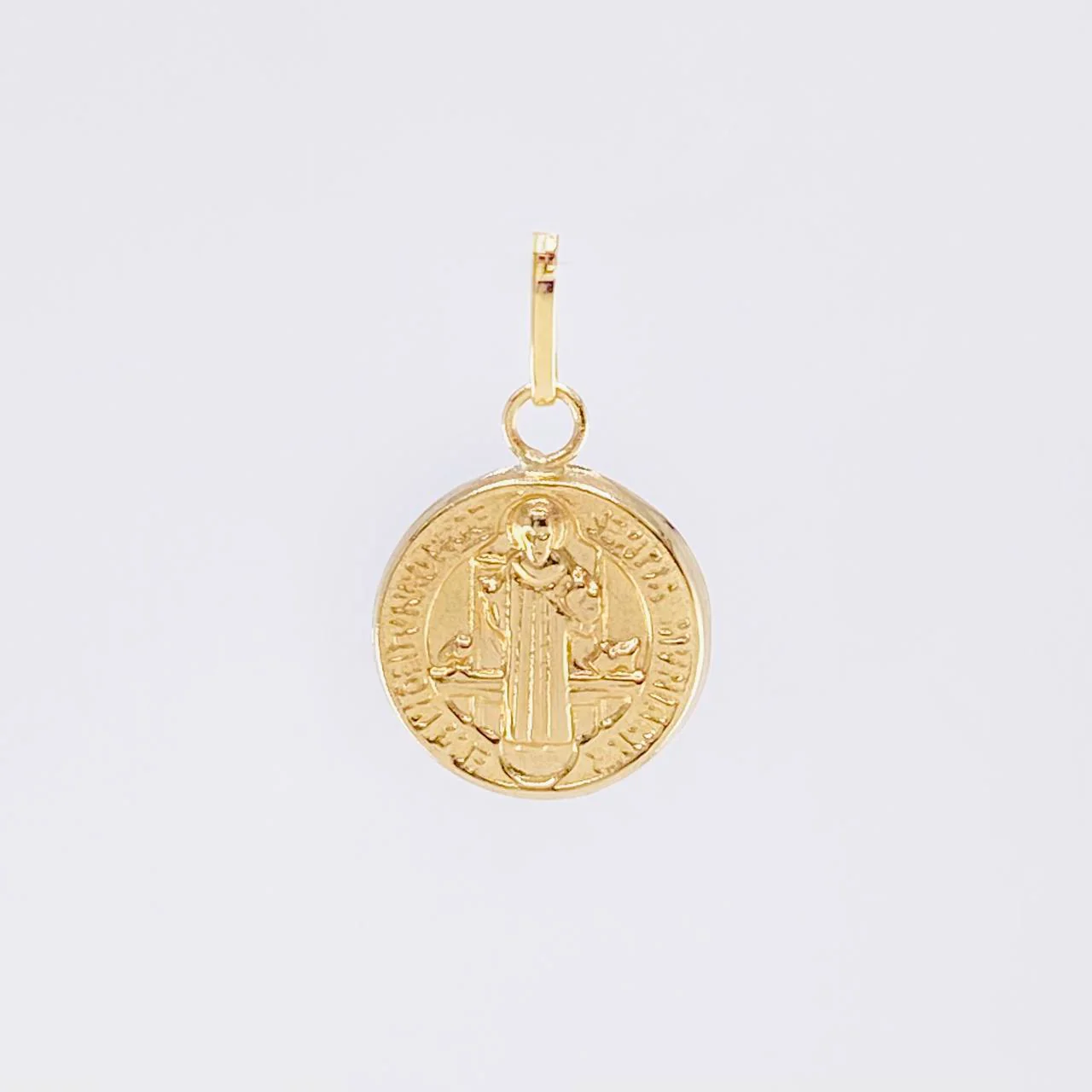 Dije San Benito 0.9g / 3/4 in Oro Amarillo 18K - Image 2