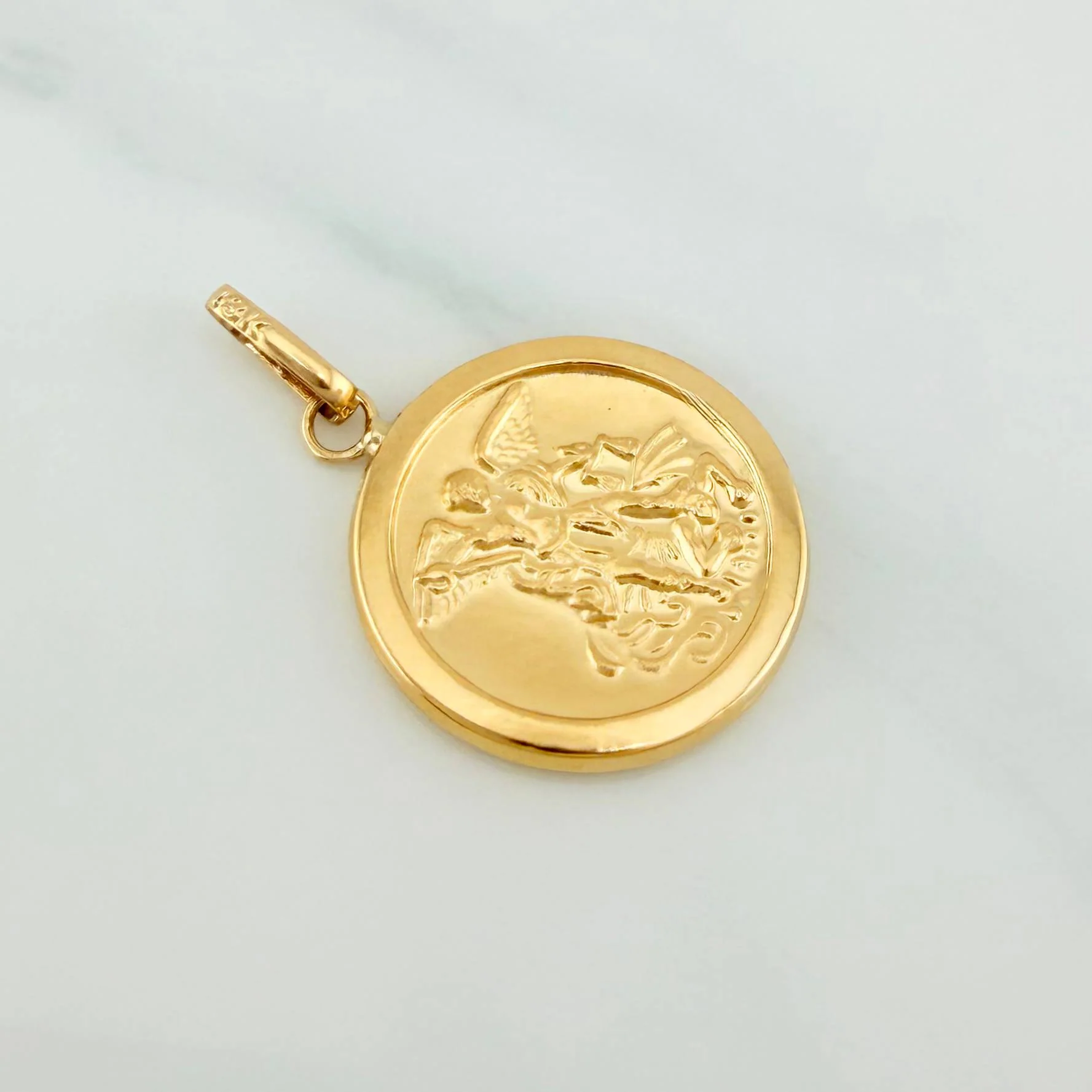 Dije San Migel Arcangel 1.4 g / 1 in Oro Amarillo 18K - Image 2