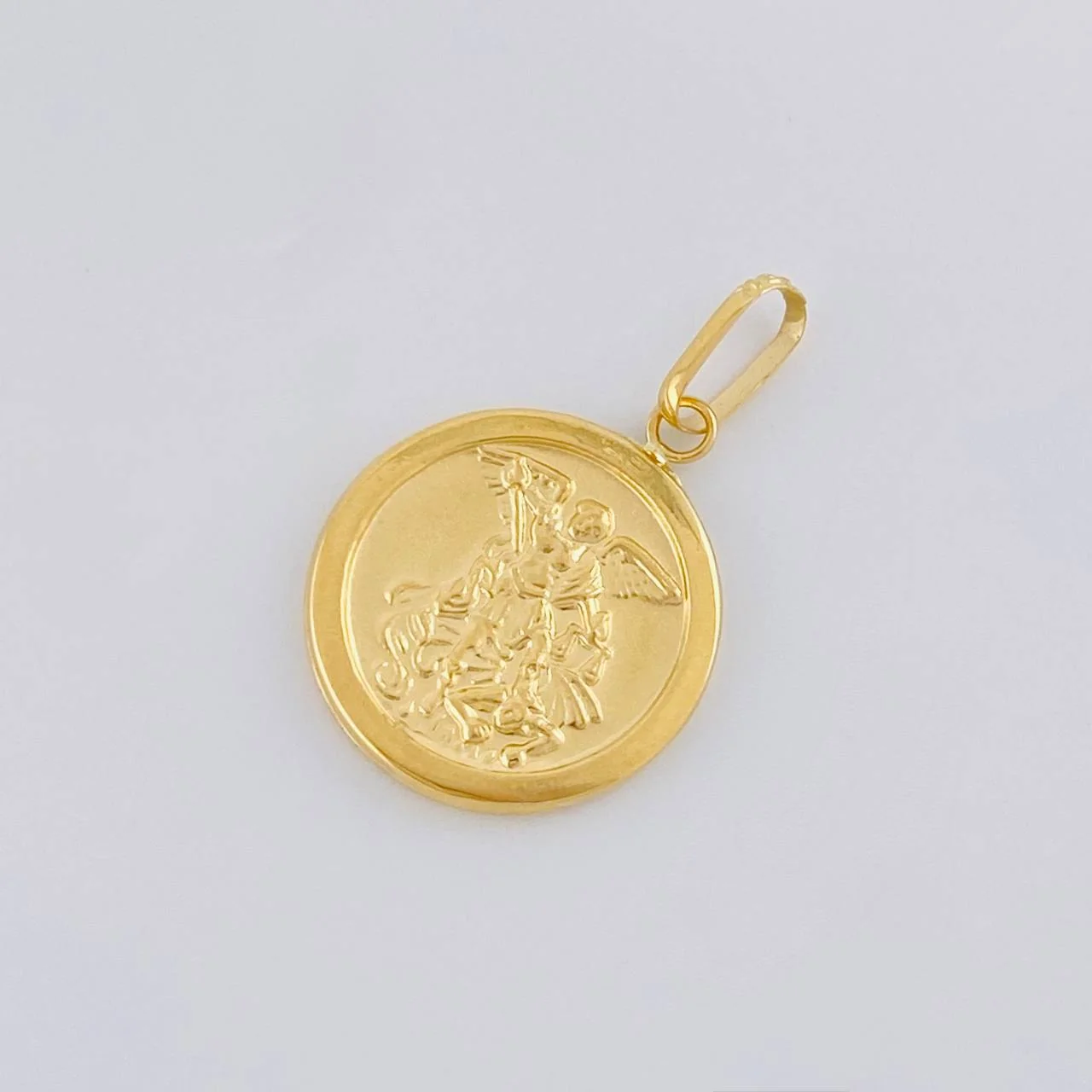 Dije San Miguel Arcangel 1.4 g / 3/4 in Oro Amarillo 18K - Image 2