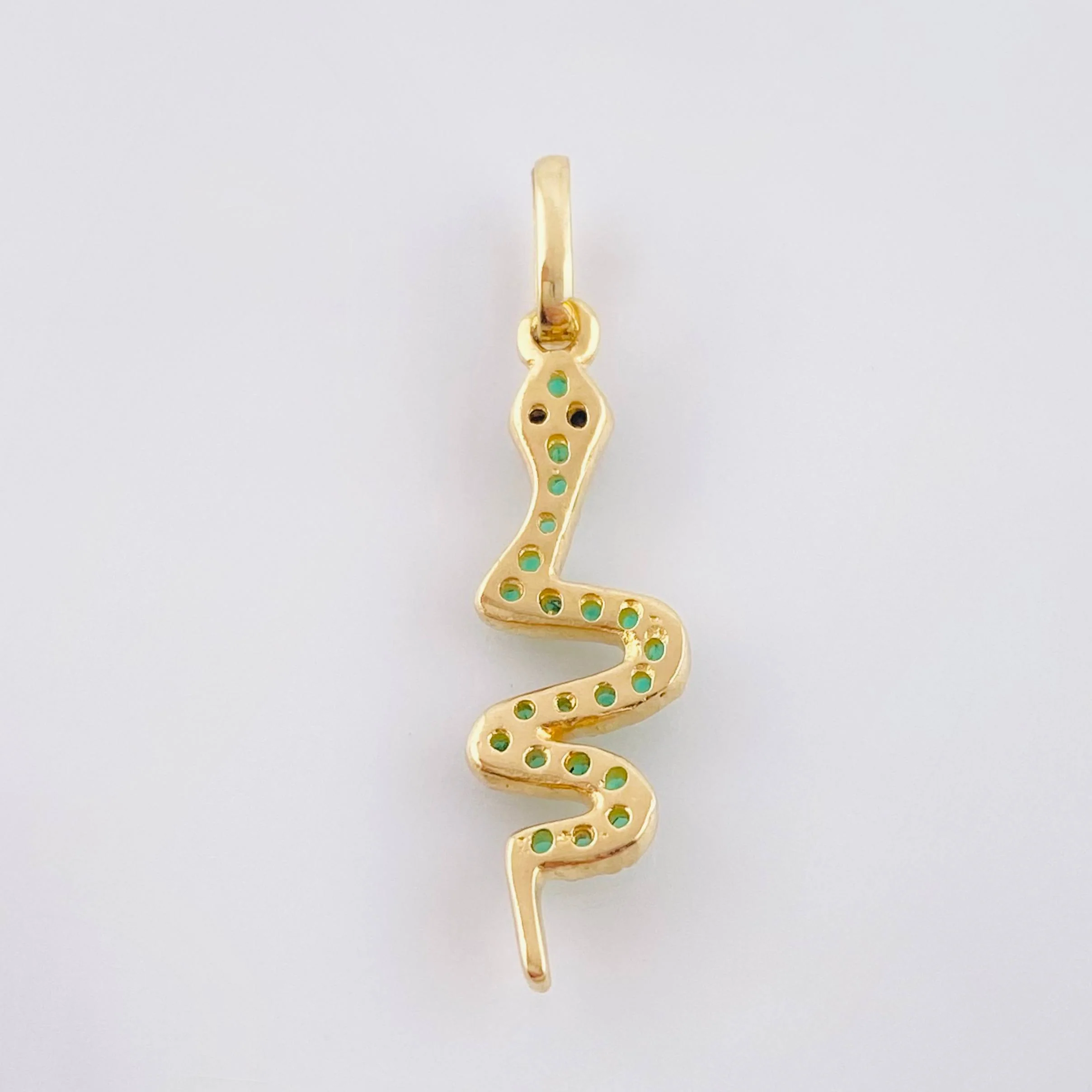 Dije serpiente 1.15gr / 1 in / Oro Amarillo 18K © - Image 3