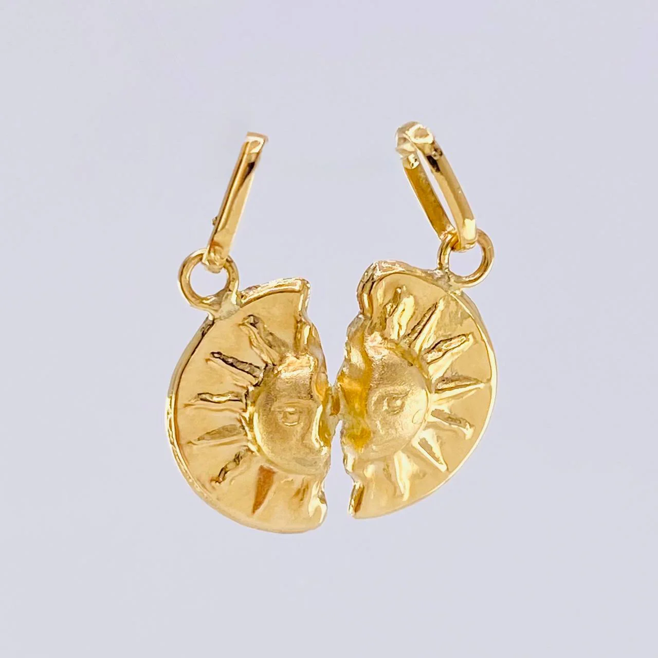 Dije Sol Pareja 1gr / 3/4 in / Oro Amarillo 18K * - Image 5