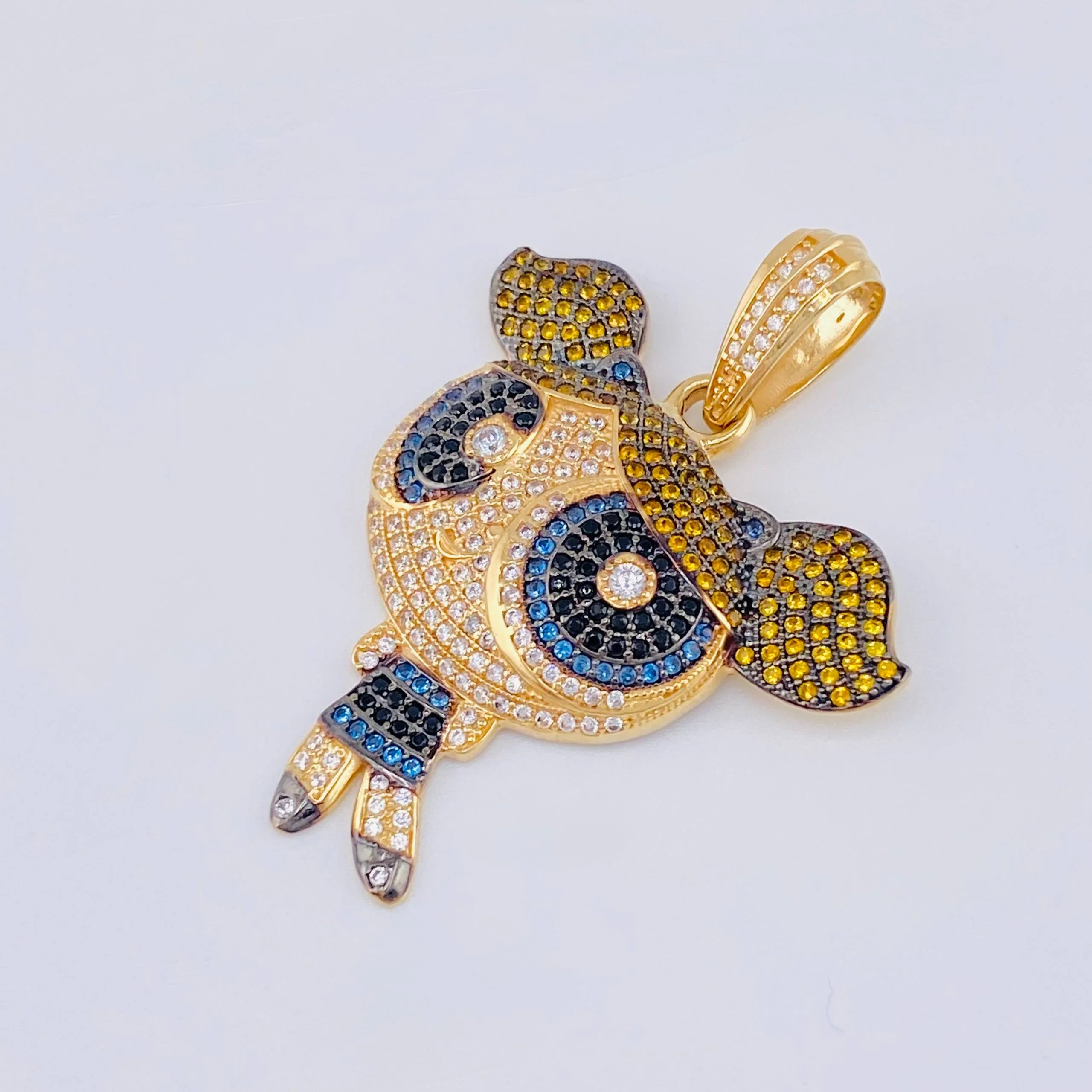 Dije Super Chica Azul 10gr / 1 3/4 in / Oro Amarillo 18K © - Image 6